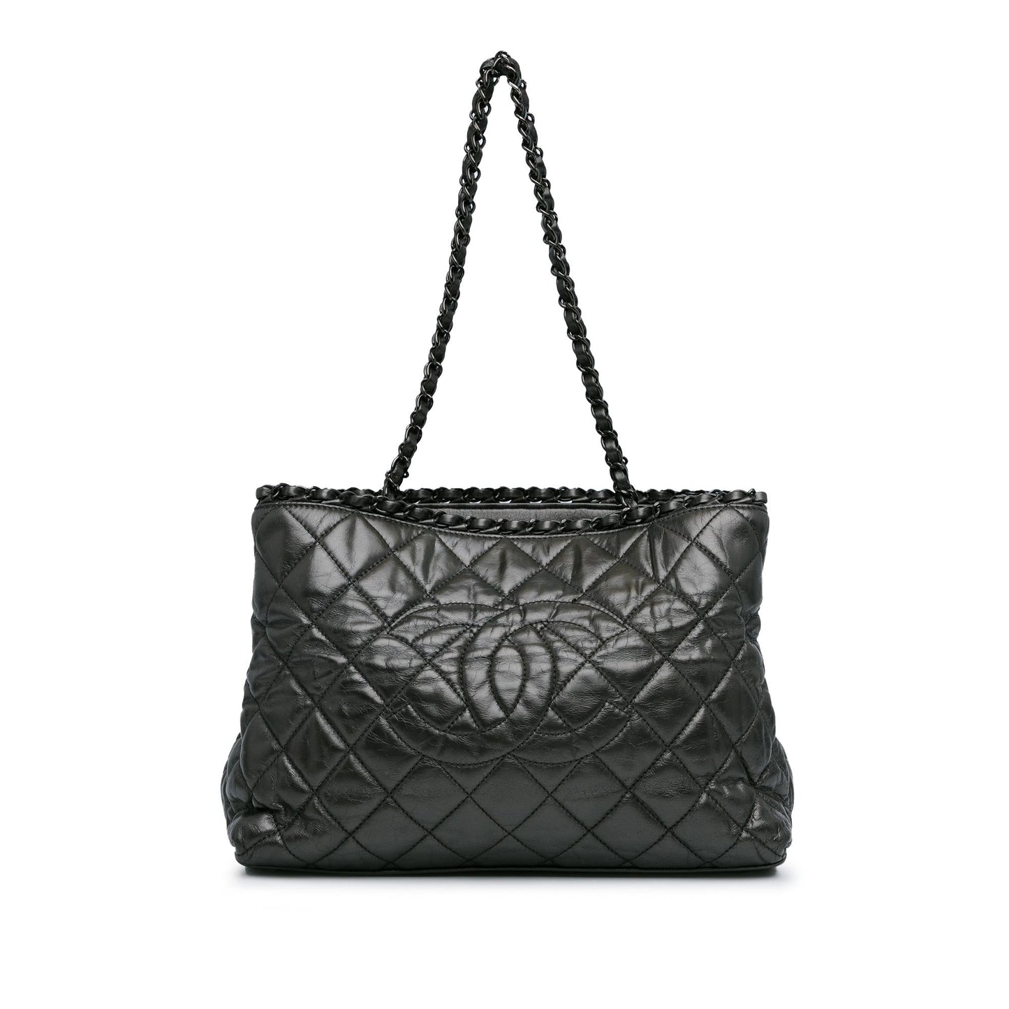 Chanel Quilted Aged Calfskin Tote Bag - Rovelle Bags
