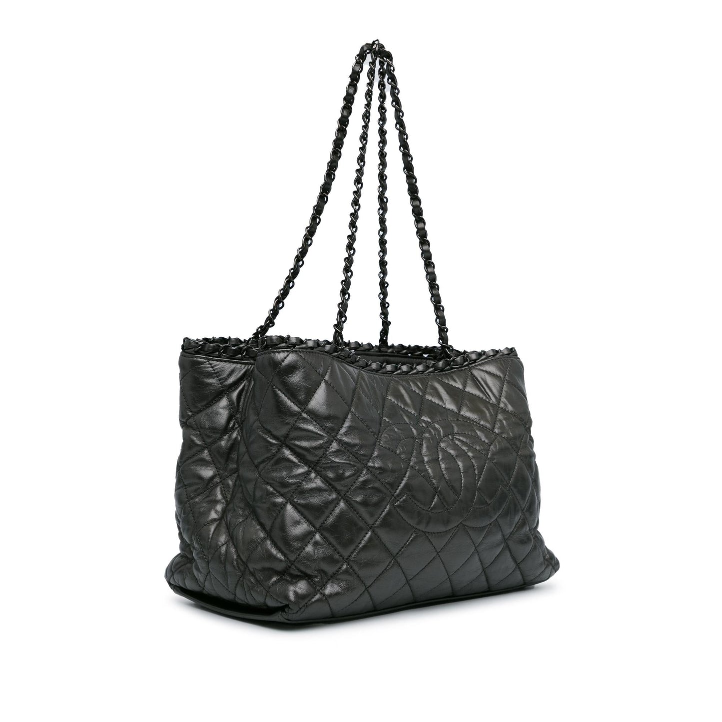 Chanel Quilted Aged Calfskin Tote Bag - Rovelle Bags