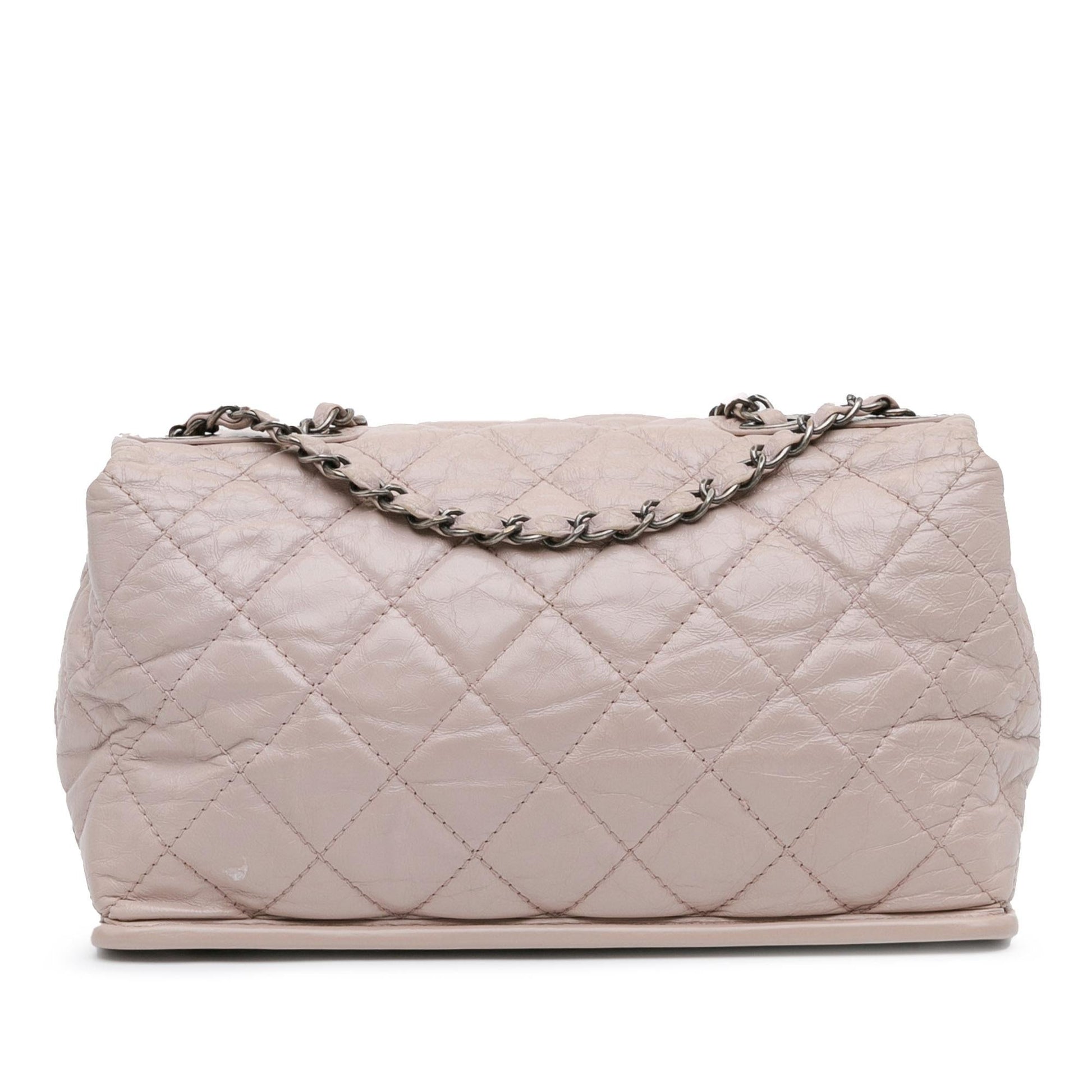 Chanel Quilted Aged Calfskin Shoulder Bag - Rovelle Bags