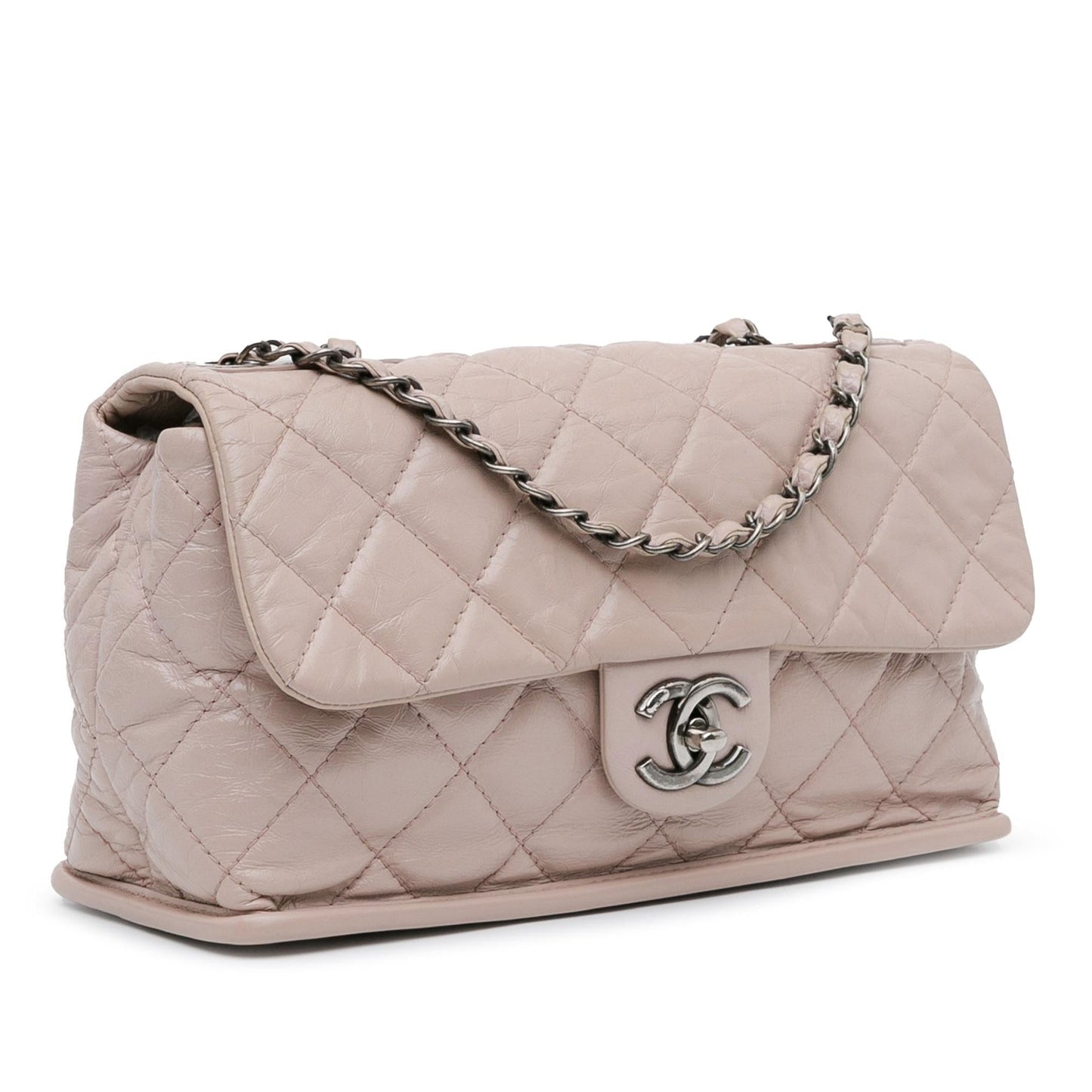 Chanel Quilted Aged Calfskin Shoulder Bag - Rovelle Bags
