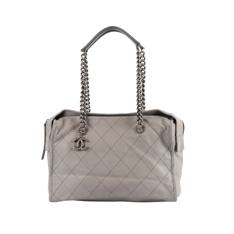 Chanel Quilted Bowler Handbag - Rovelle Bags