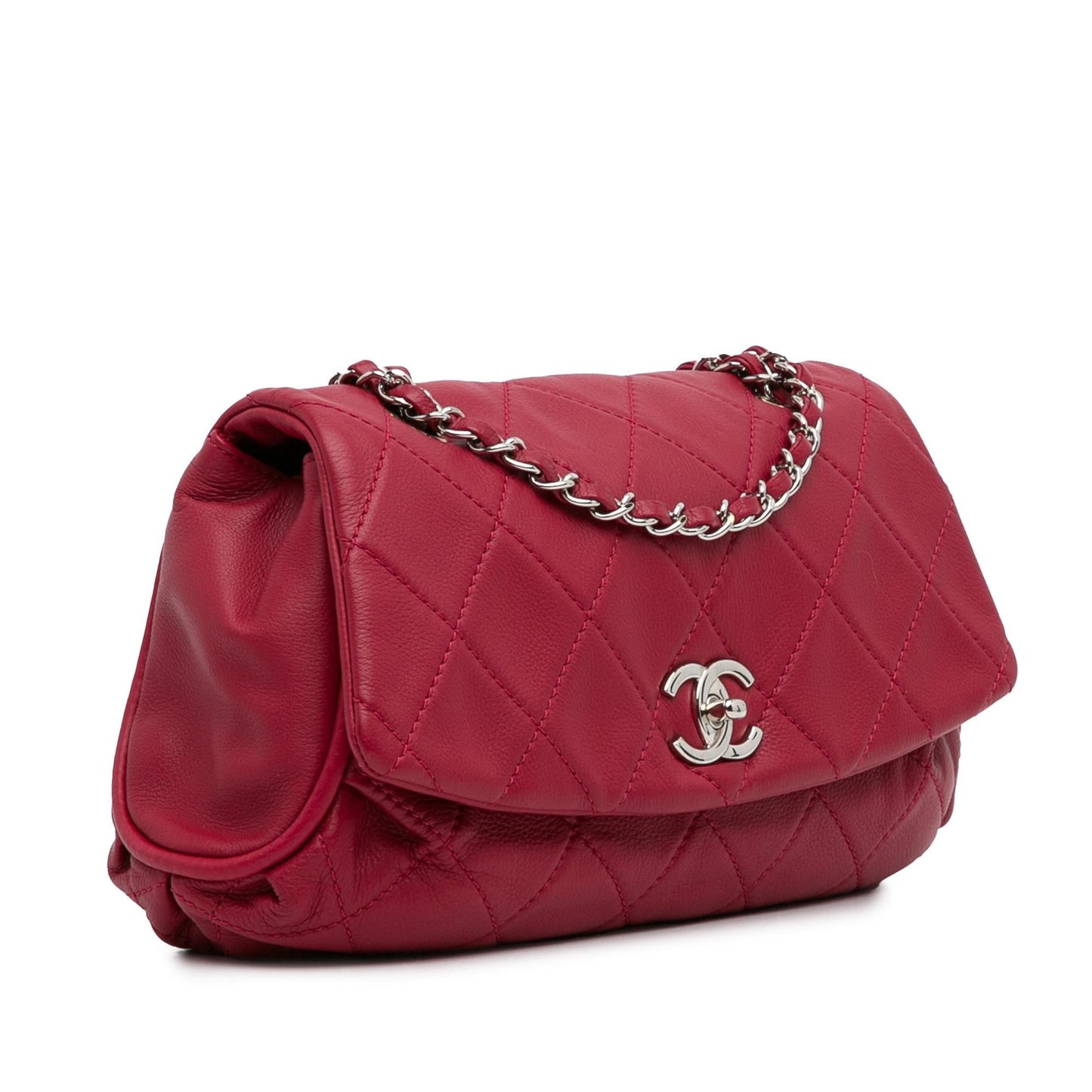 Chanel Quilted Calfskin Curvy Shoulder Bag - Rovelle Bags