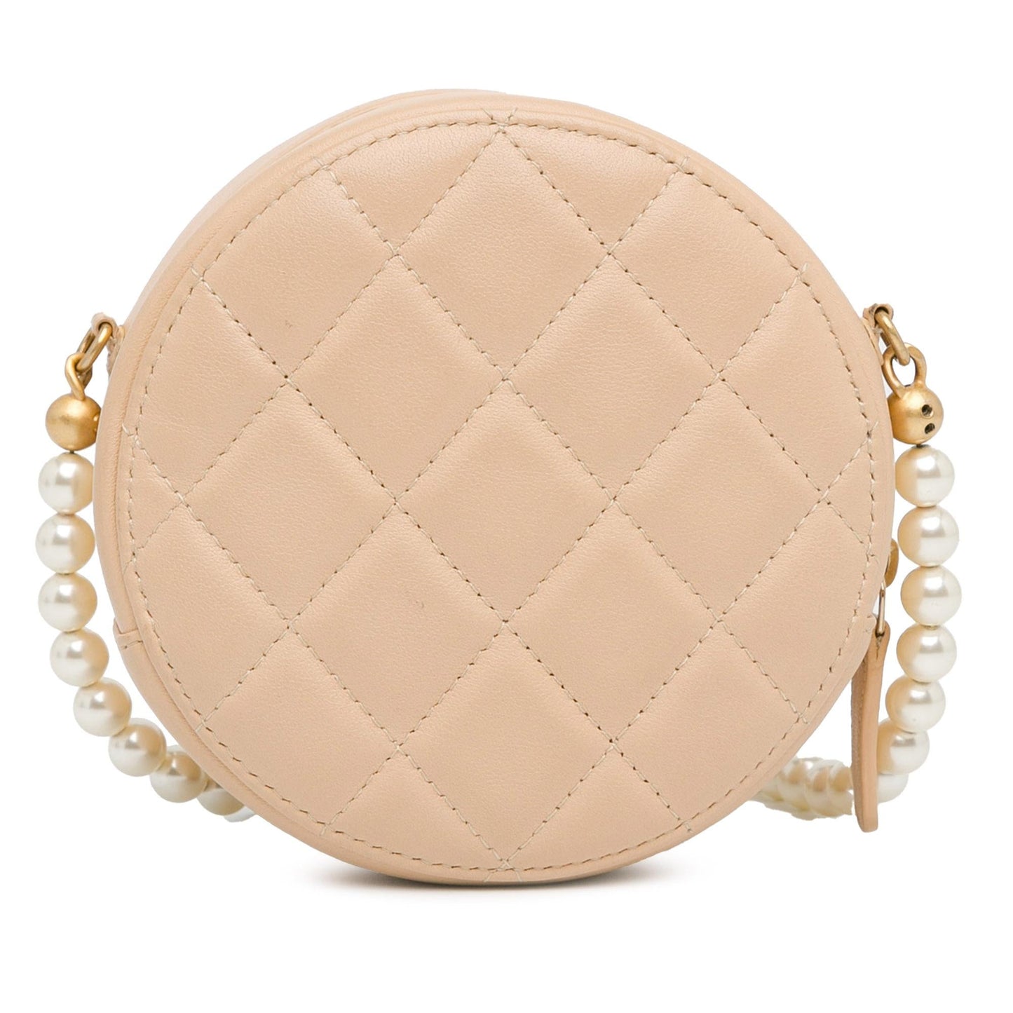 Chanel Quilted Calfskin Pearl Clutch Bag - Rovelle Bags