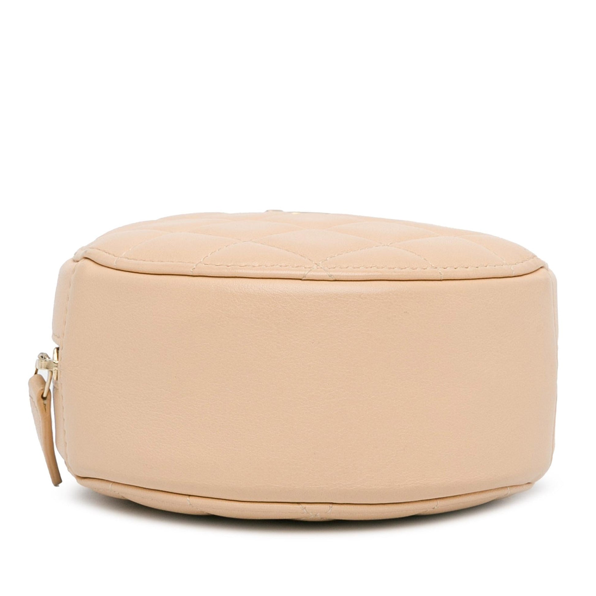 Chanel Quilted Calfskin Pearl Clutch Bag - Rovelle Bags