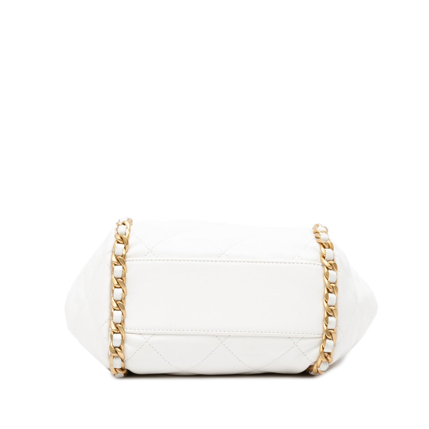 Chanel Quilted Lambskin Chain Bucket Bag - Rovelle Bags