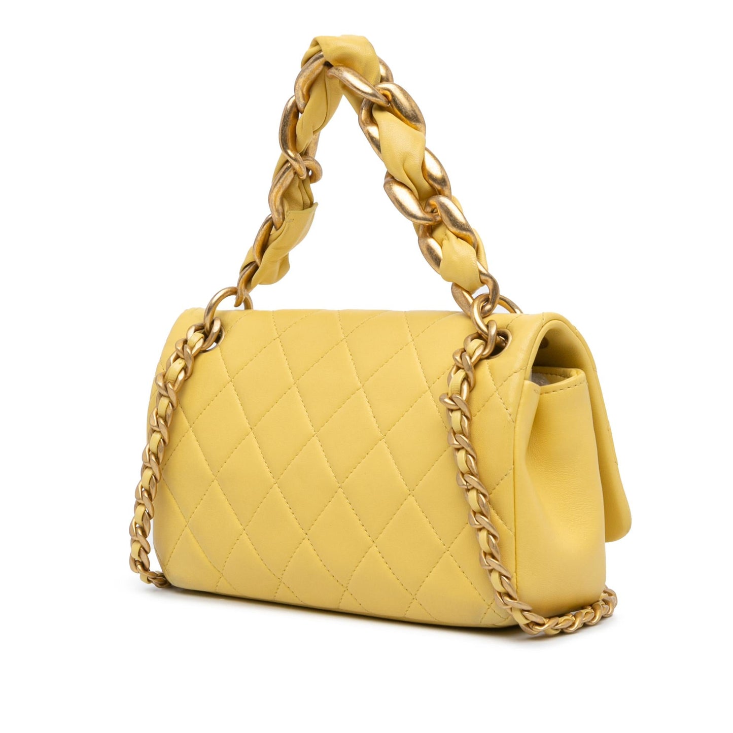 Chanel Quilted Lambskin Chain Shoulder Bag - Rovelle Bags