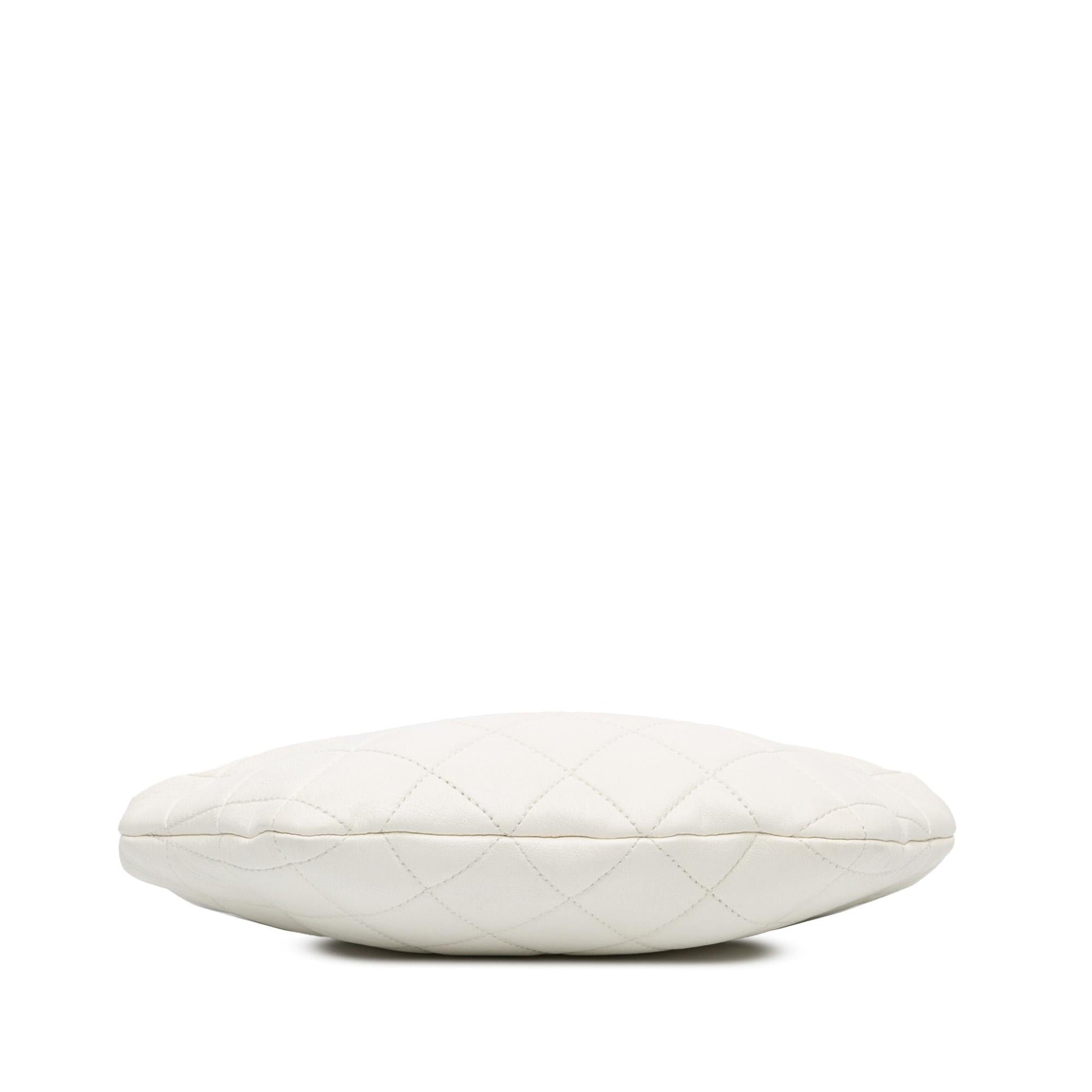 Chanel Quilted Lambskin Pearl Clutch Bag - Rovelle Bags