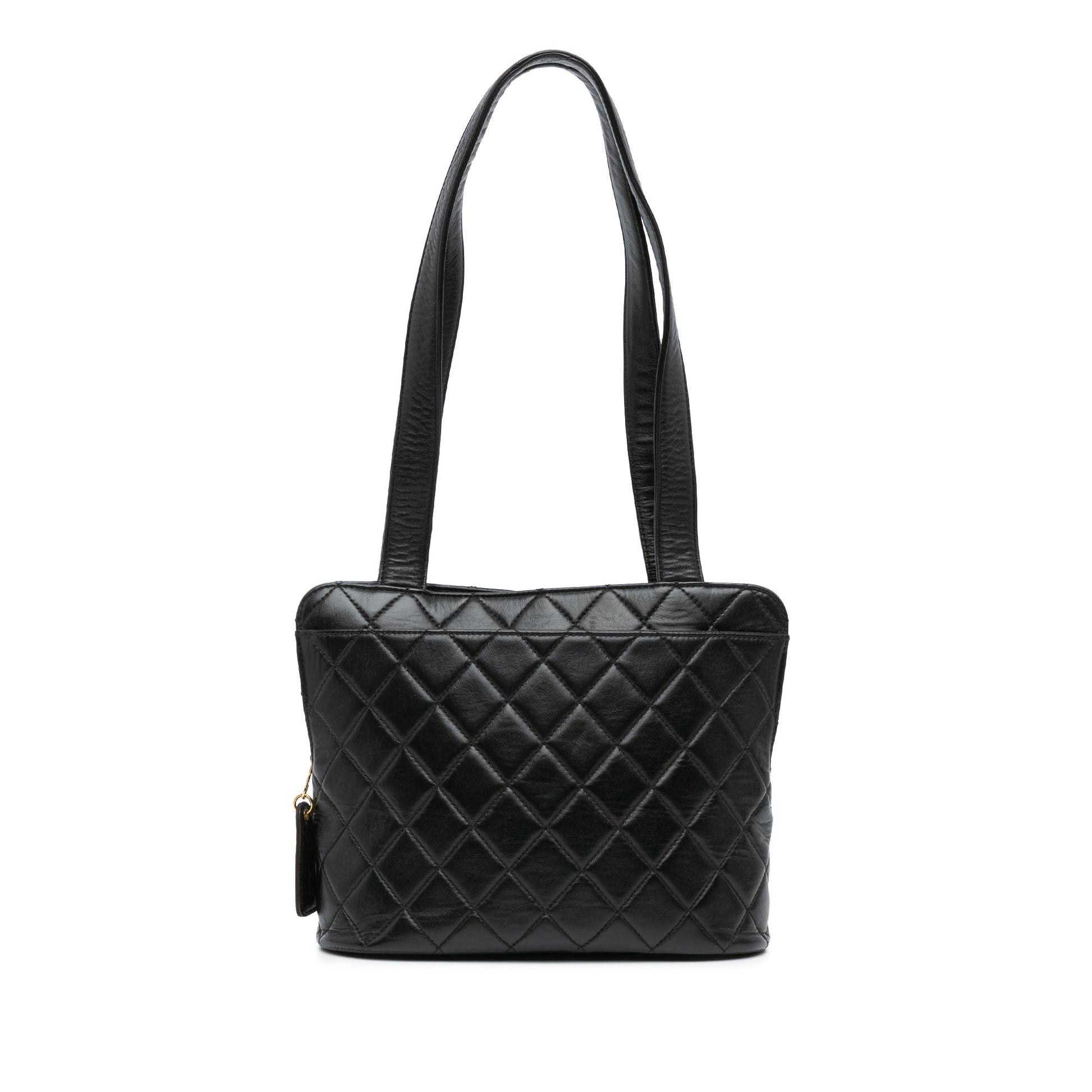 Chanel Quilted Lambskin Shoulder Bag - Rovelle Bags