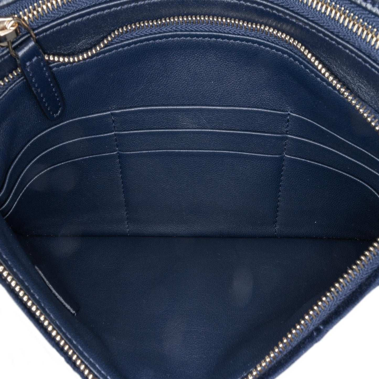 Chanel Quilted Velvet 31 Clutch Bag - Rovelle Bags