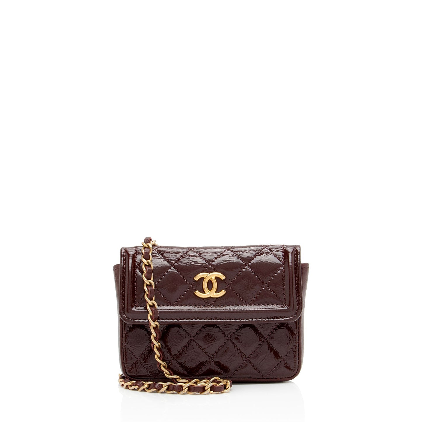 Chanel Shiny Aged Calfskin Flap Bag - Rovelle Bags