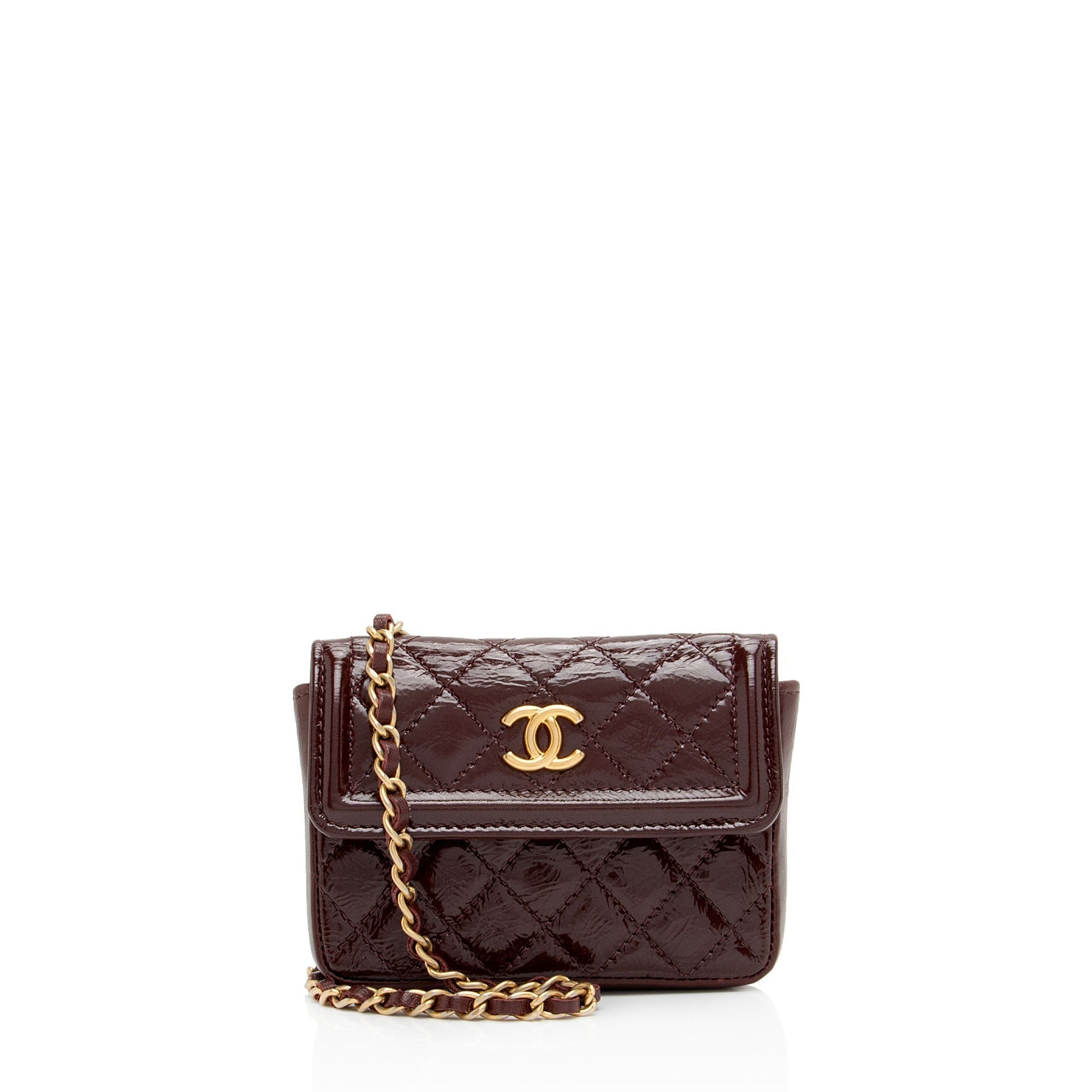Chanel Shiny Aged Calfskin Flap Bag - Rovelle Bags