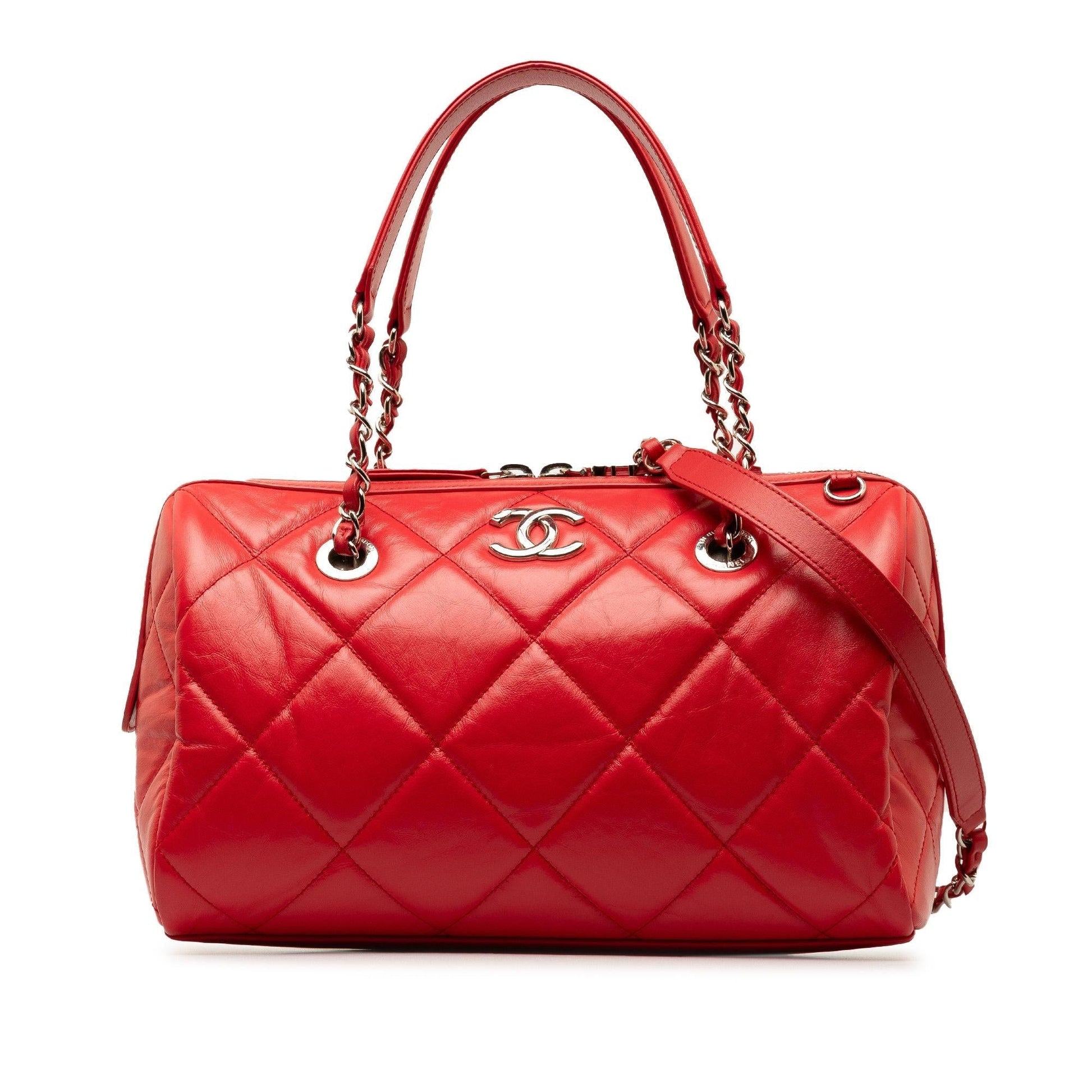Chanel Aged Calfskin Express Satchel Bag - Rovelle Bags