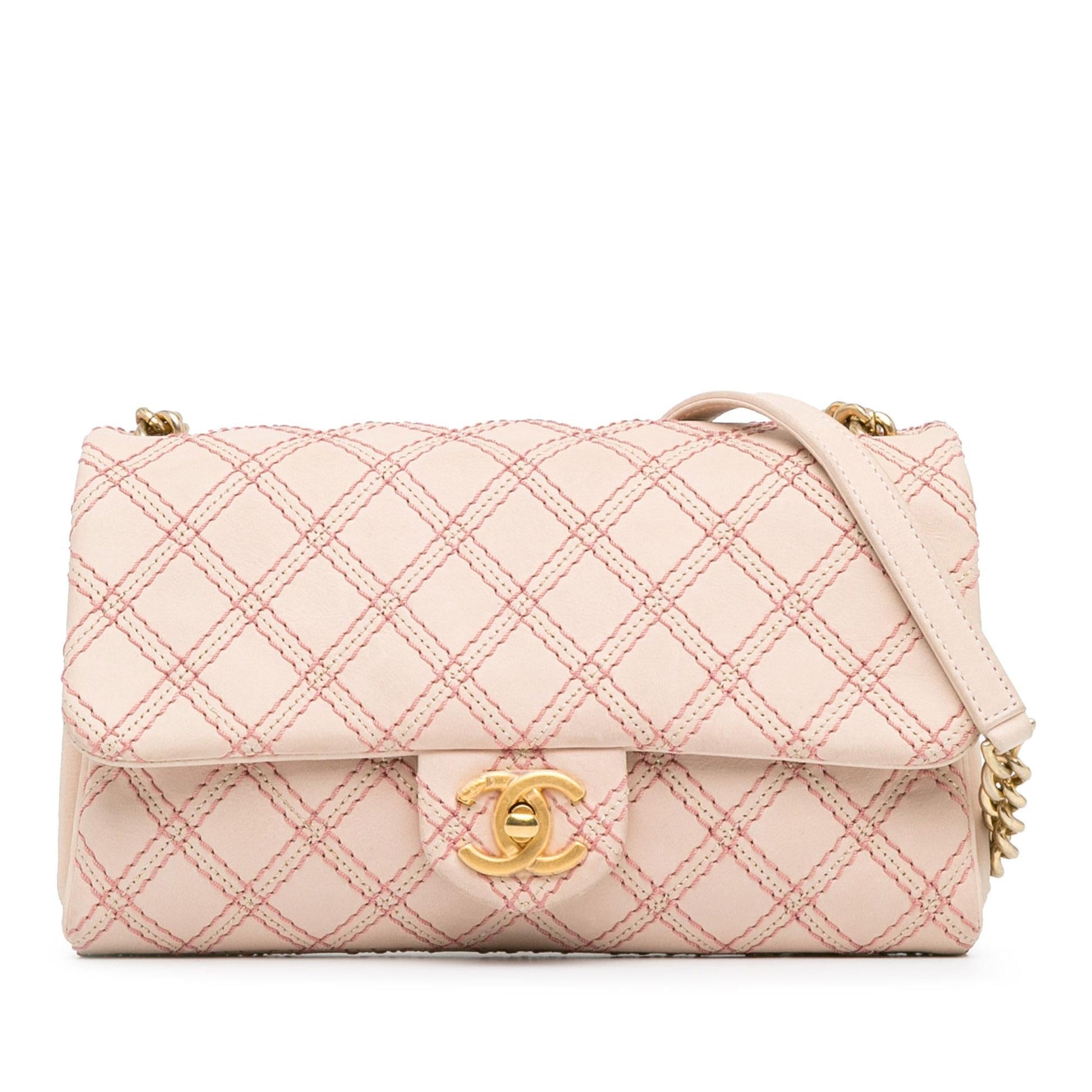 Chanel Calfskin Triple Stitched Crossbody Bag - Rovelle Bags
