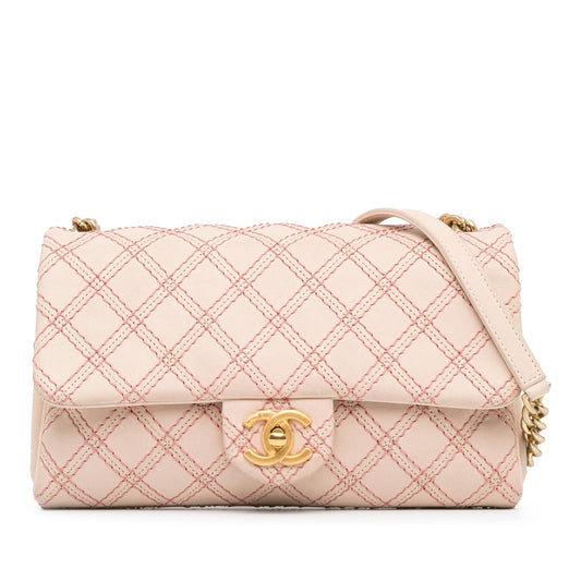 Chanel Calfskin Triple Stitched Crossbody Bag - Rovelle Bags