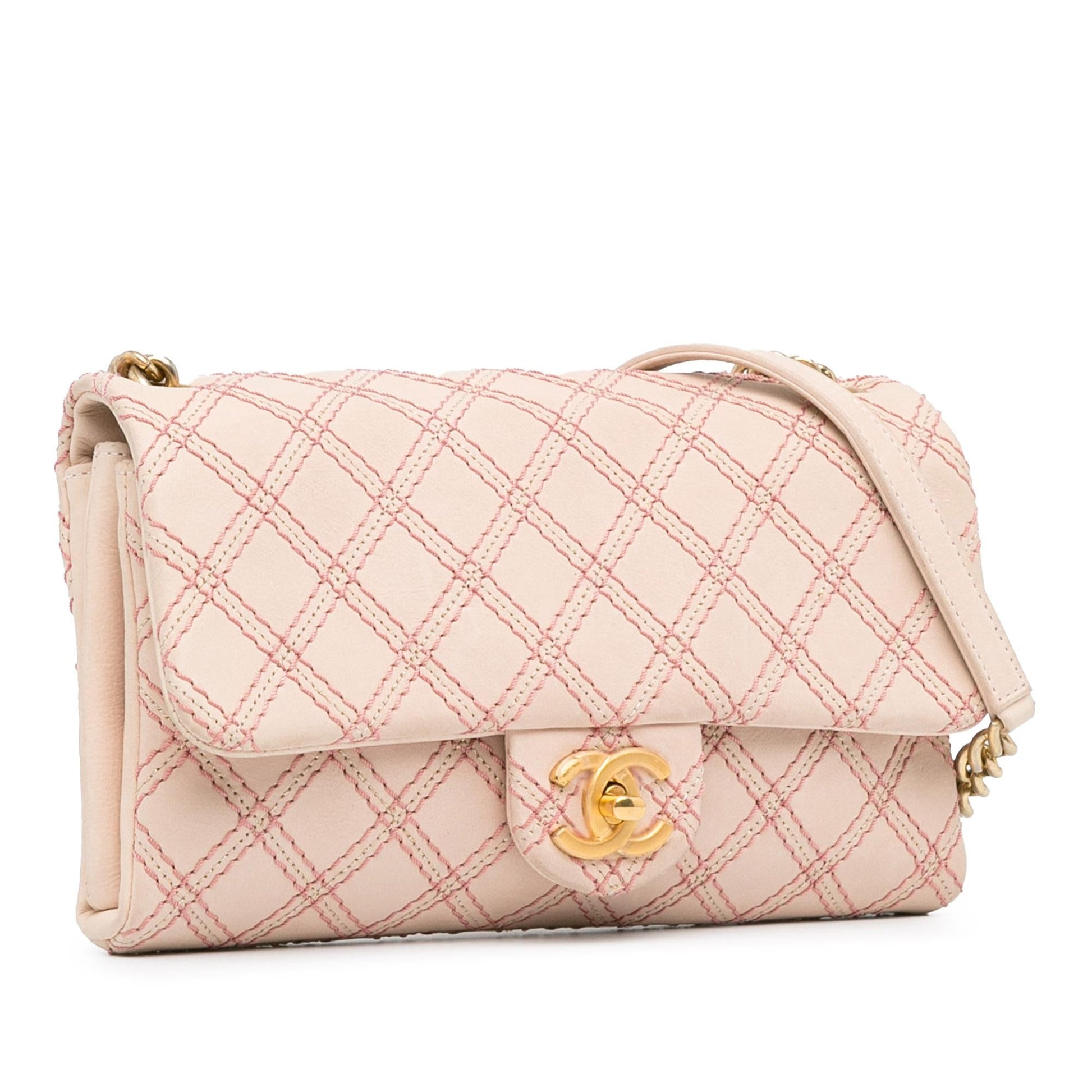 Chanel Calfskin Triple Stitched Crossbody Bag - Rovelle Bags