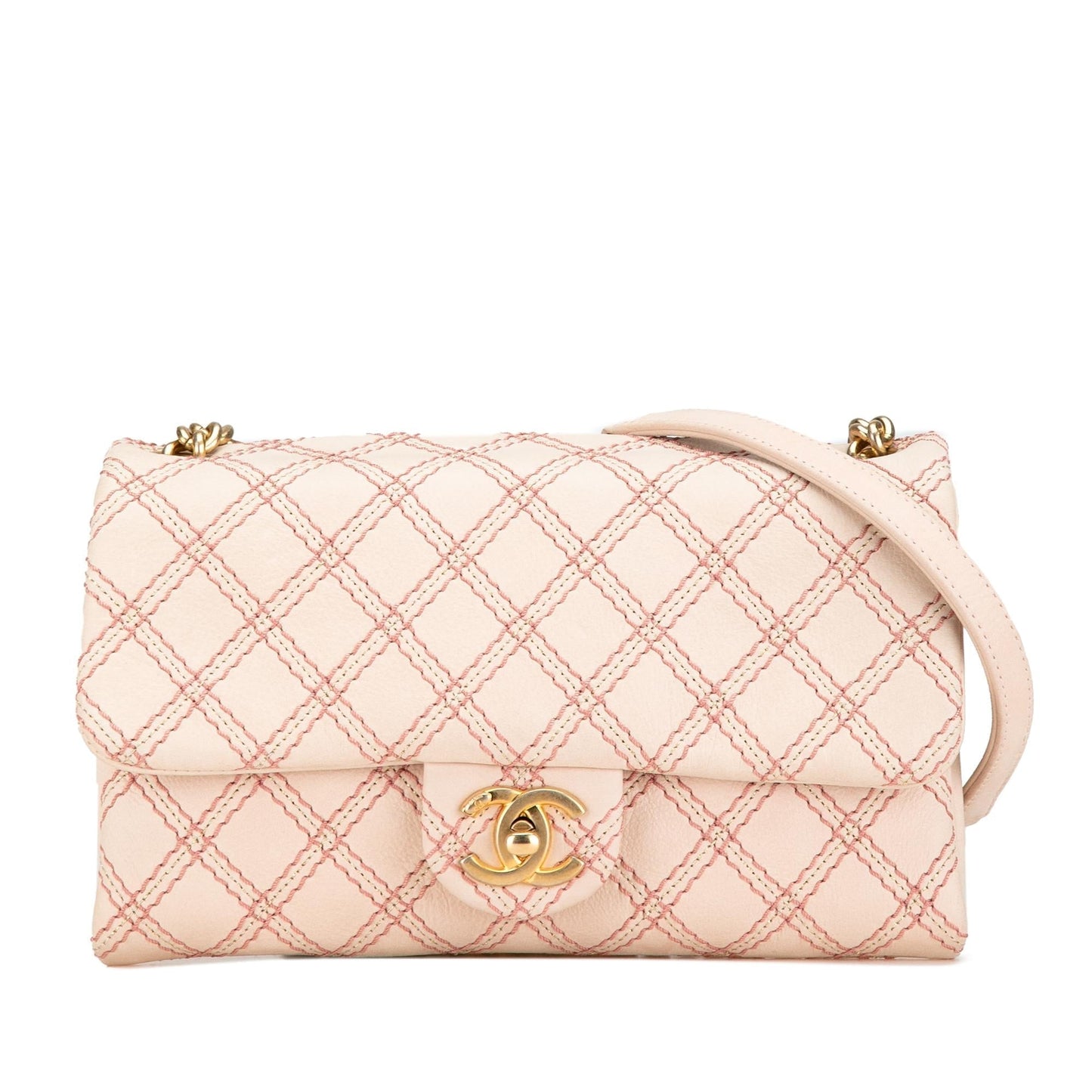 Chanel Calfskin Triple Stitched Crossbody Bag - Rovelle Bags