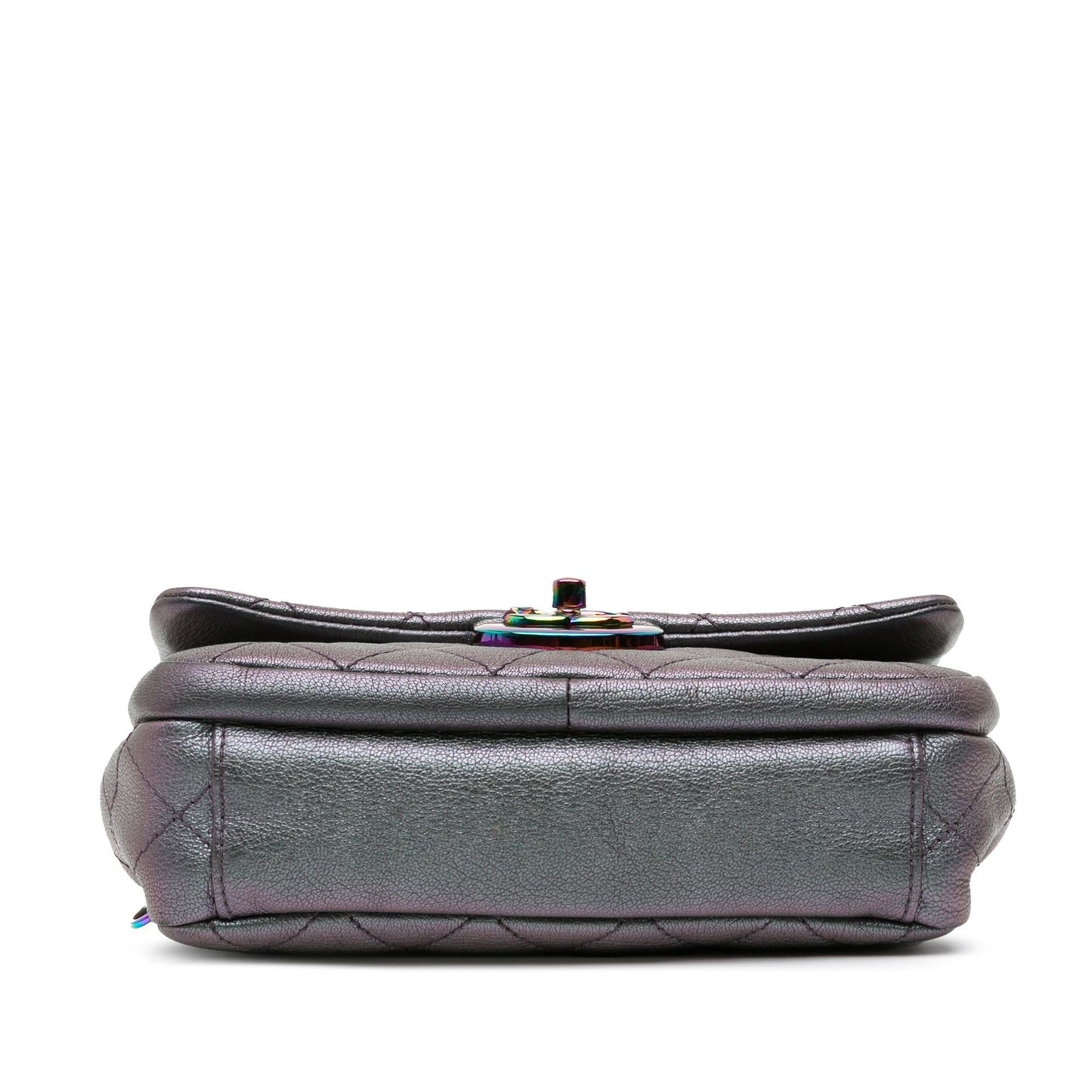 Chanel Iridescent Goatskin Double Shoulder Bag - Rovelle Bags