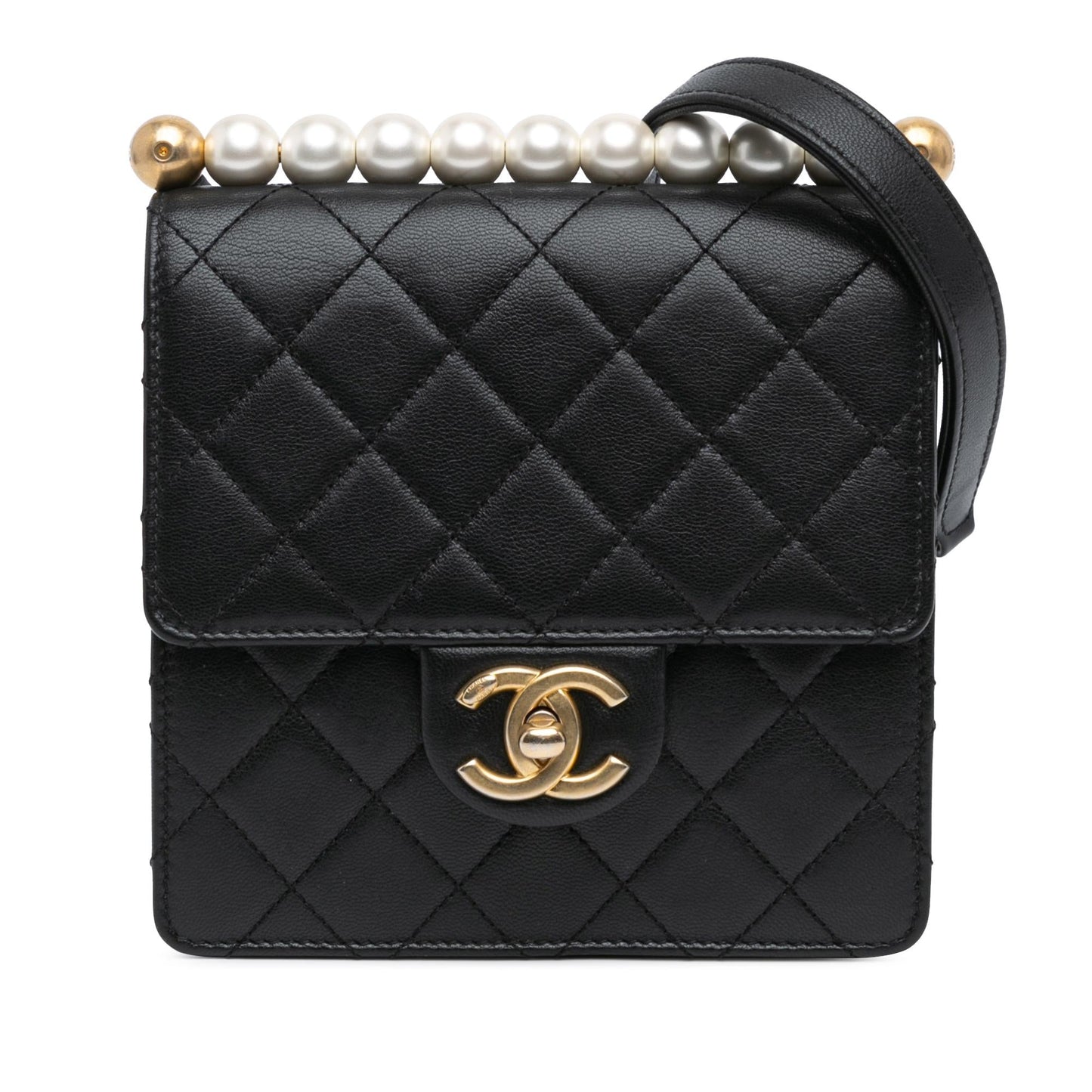 Chanel Lambskin Chic Pearls Crossbody Bag - Rovelle Bags