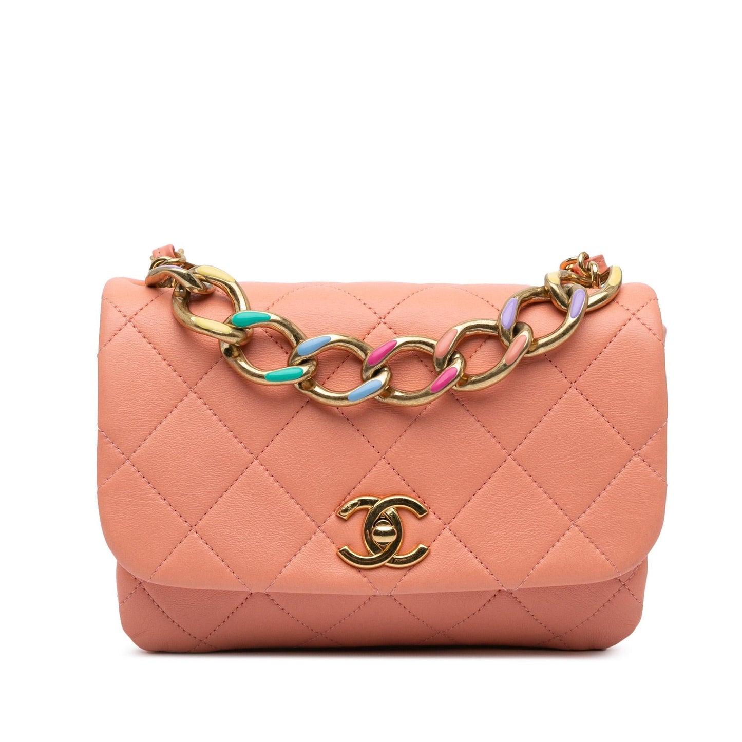 Chanel Lambskin Color Match Shoulder Bag - Rovelle Bags