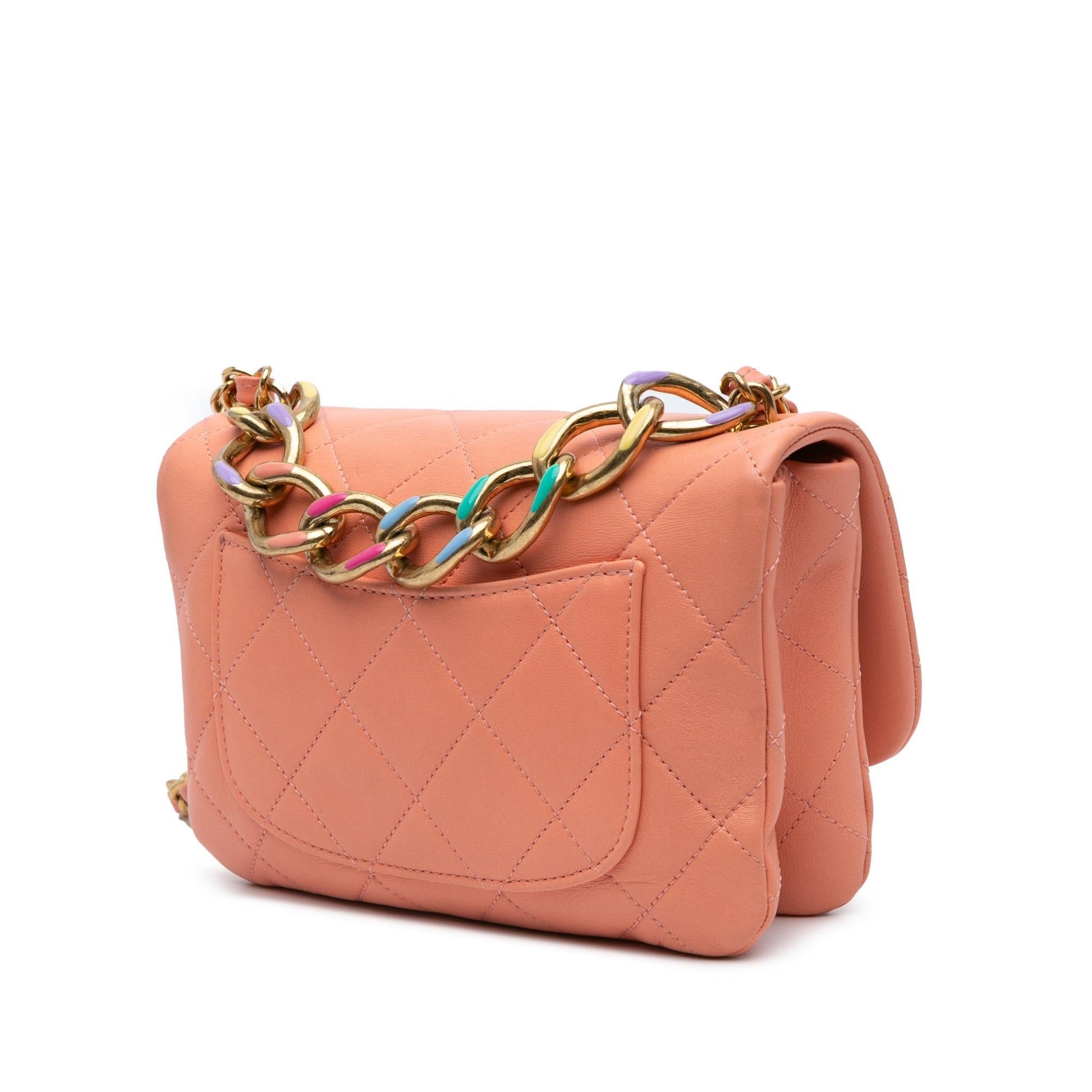 Chanel Lambskin Color Match Shoulder Bag - Rovelle Bags