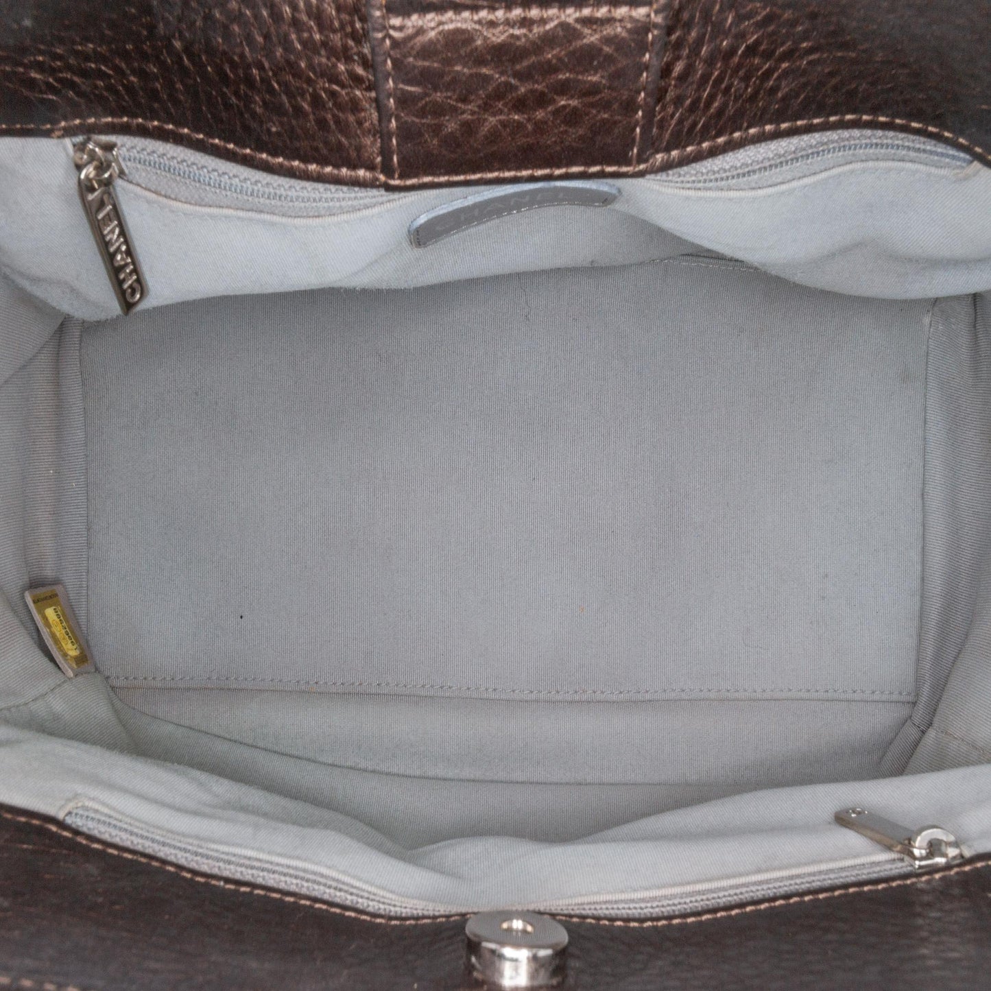 Chanel Metallic Calfskin Executive Tote Bag - Rovelle Bags