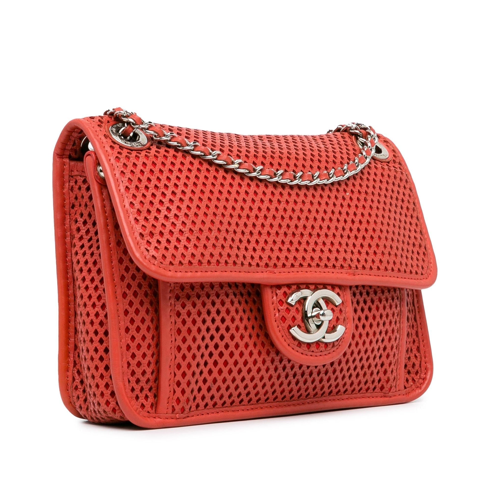 Chanel Perforated Calfskin Up Shoulder Bag - Rovelle Bags