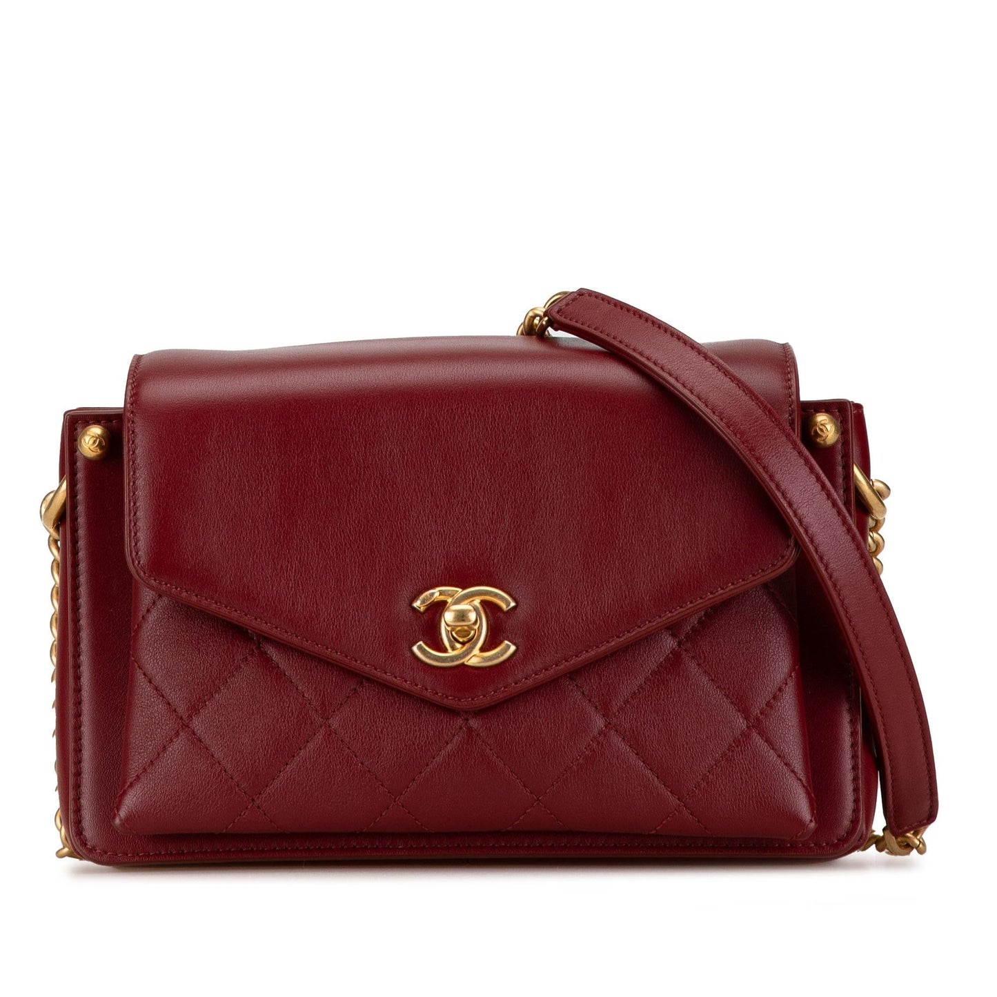 Chanel Quilted Calfskin CC Crossbody Bag - Rovelle Bags
