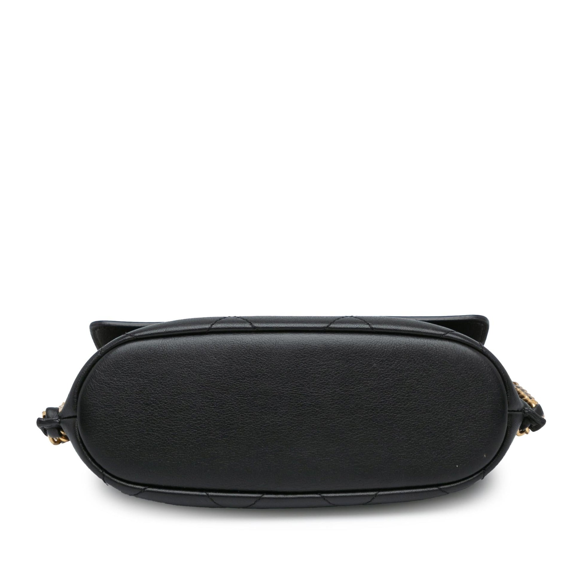Chanel Quilted Calfskin Chain Crossbody Bag - Rovelle Bags