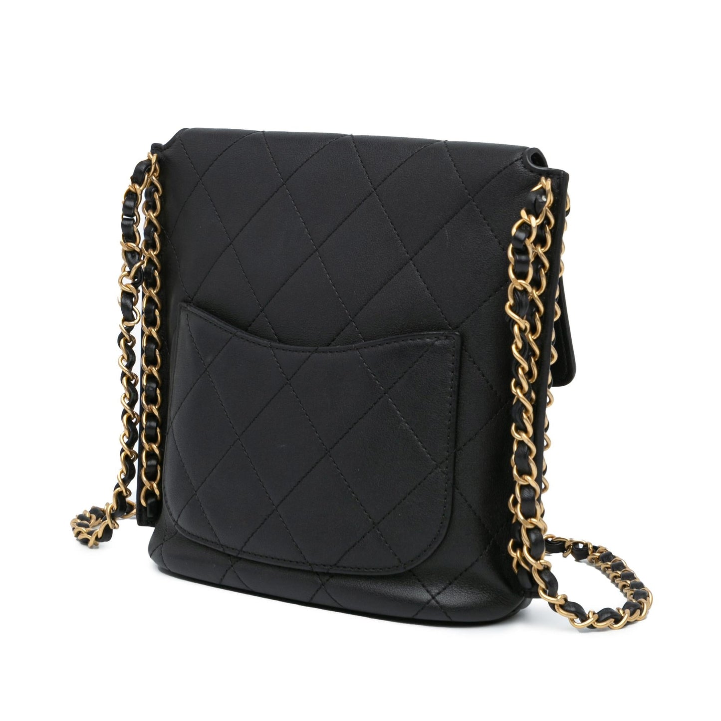 Chanel Quilted Calfskin Chain Crossbody Bag - Rovelle Bags