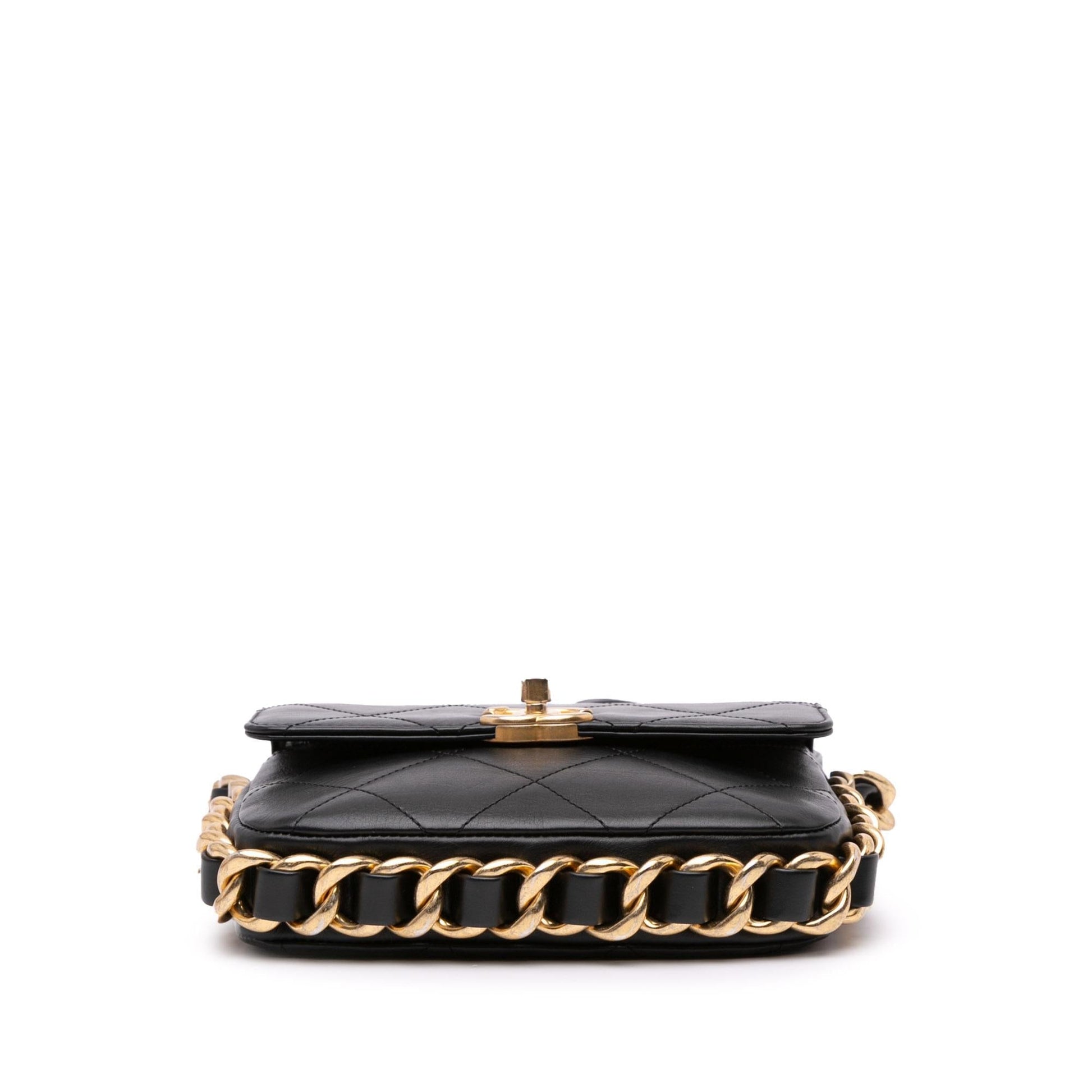 Chanel Quilted Calfskin Framing Crossbody Bag - Rovelle Bags