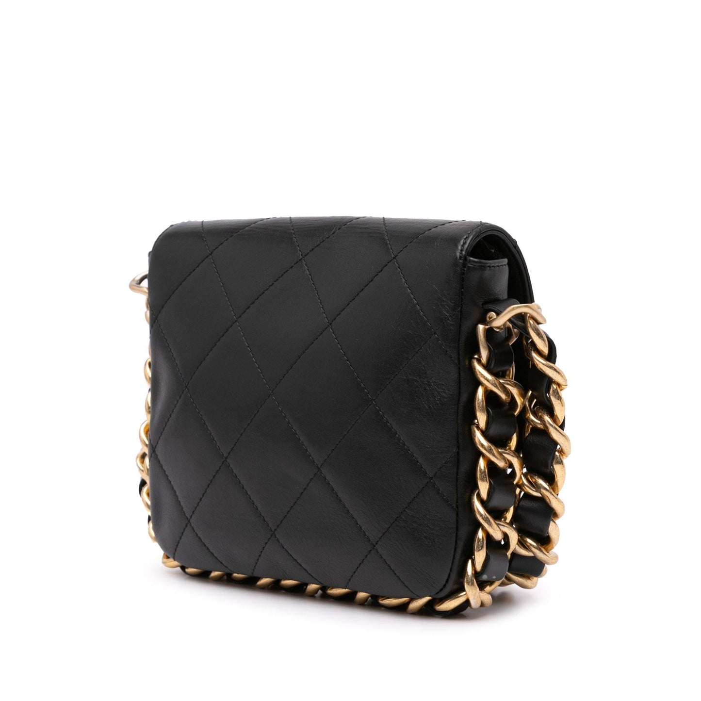 Chanel Quilted Calfskin Framing Crossbody Bag - Rovelle Bags
