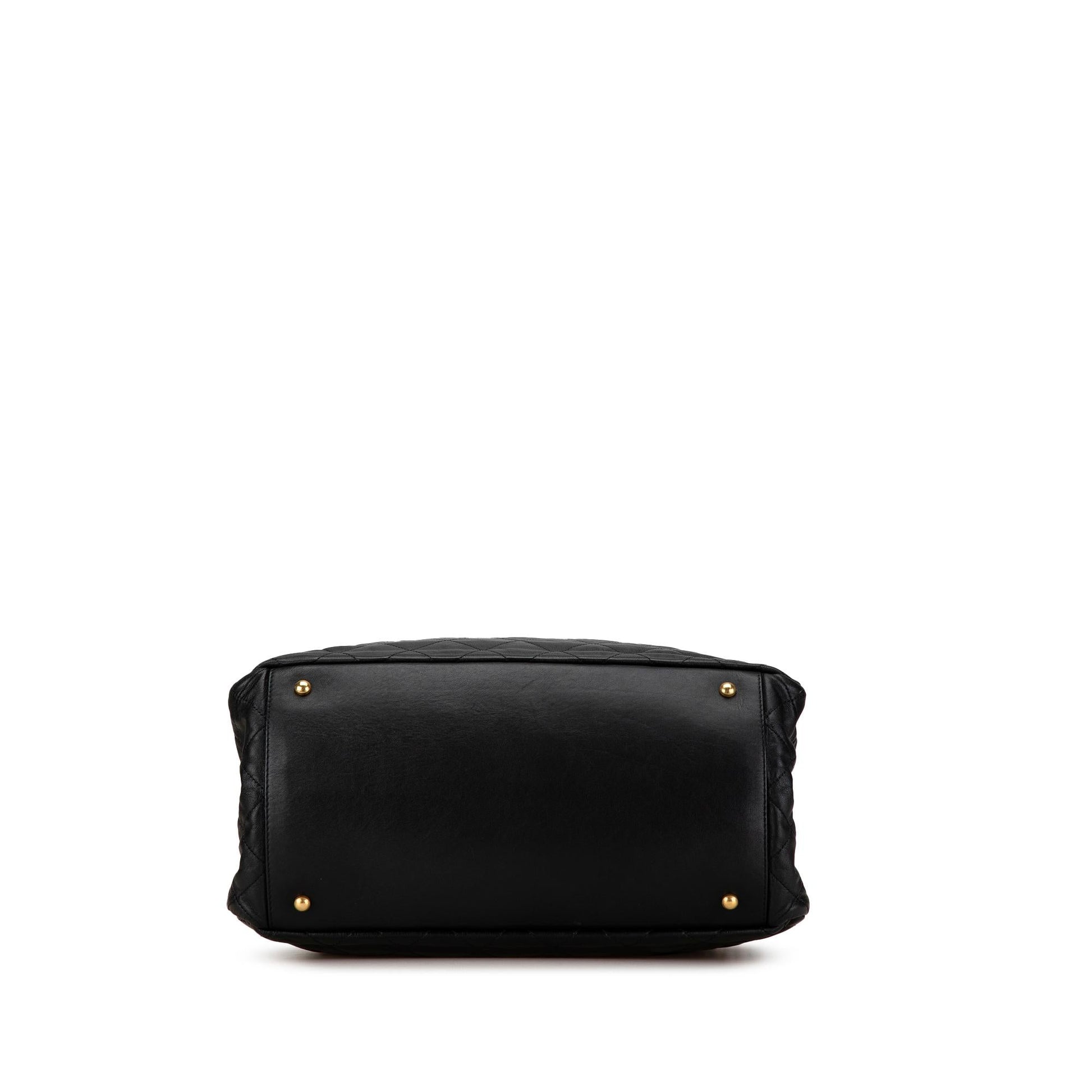 Chanel Quilted Calfskin In Satchel Bag - Rovelle Bags