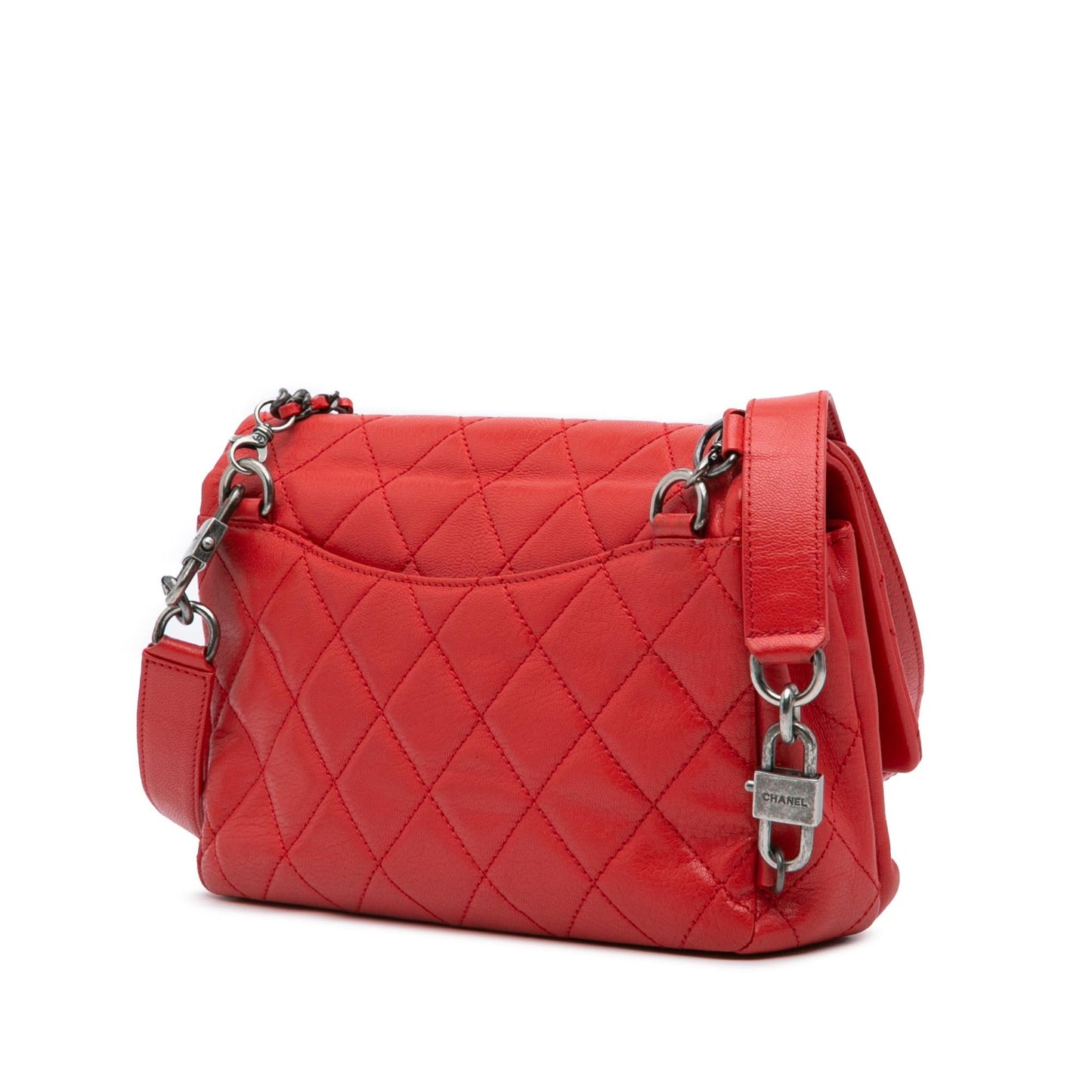 Chanel Quilted Goatskin Double Shoulder Bag - Rovelle Bags