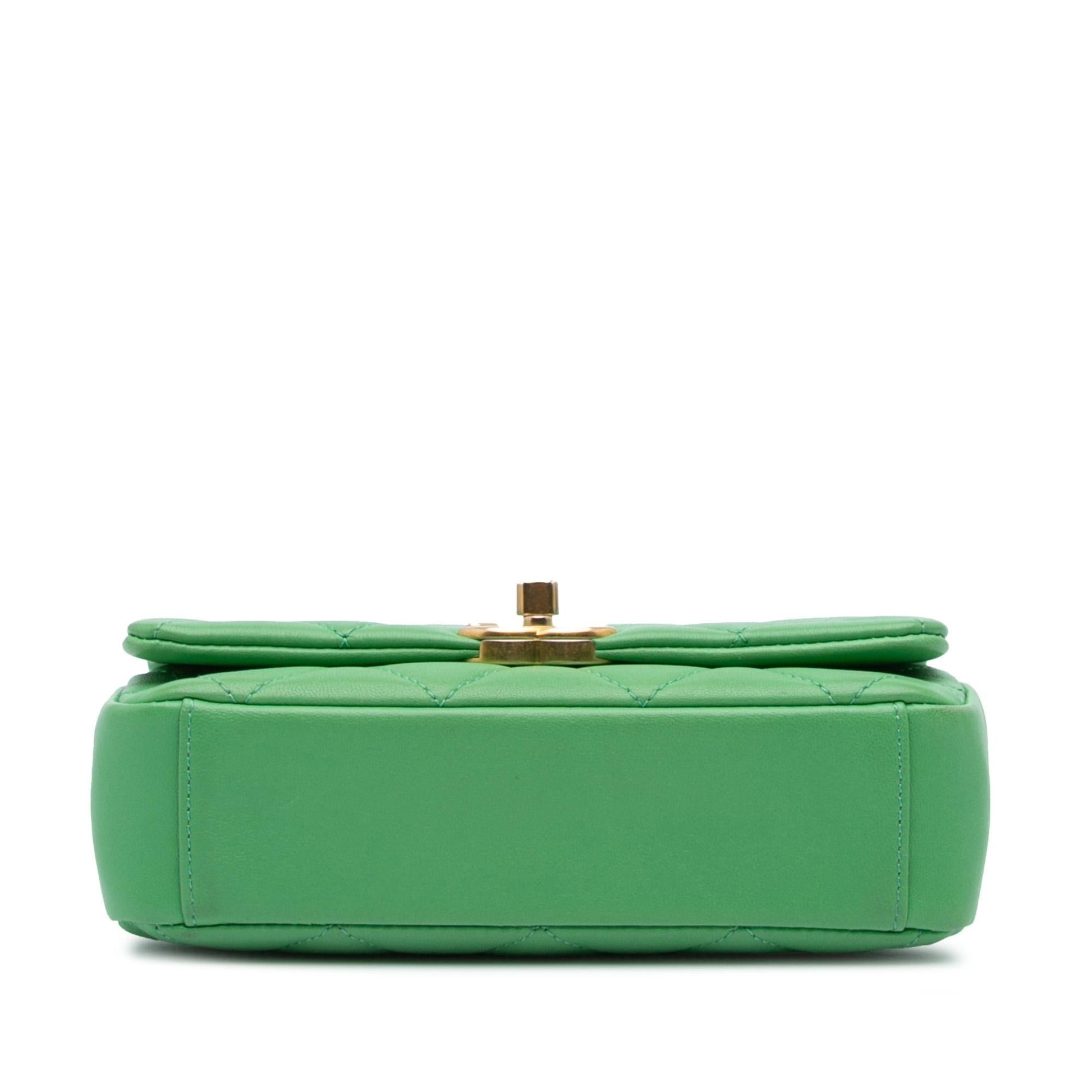Chanel Quilted Lambskin Chain Shoulder Bag - Rovelle Bags