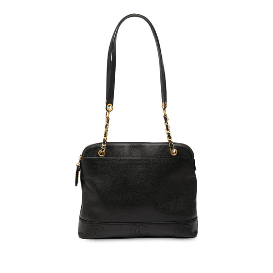 Chanel Triple CC Caviar Shoulder Bag