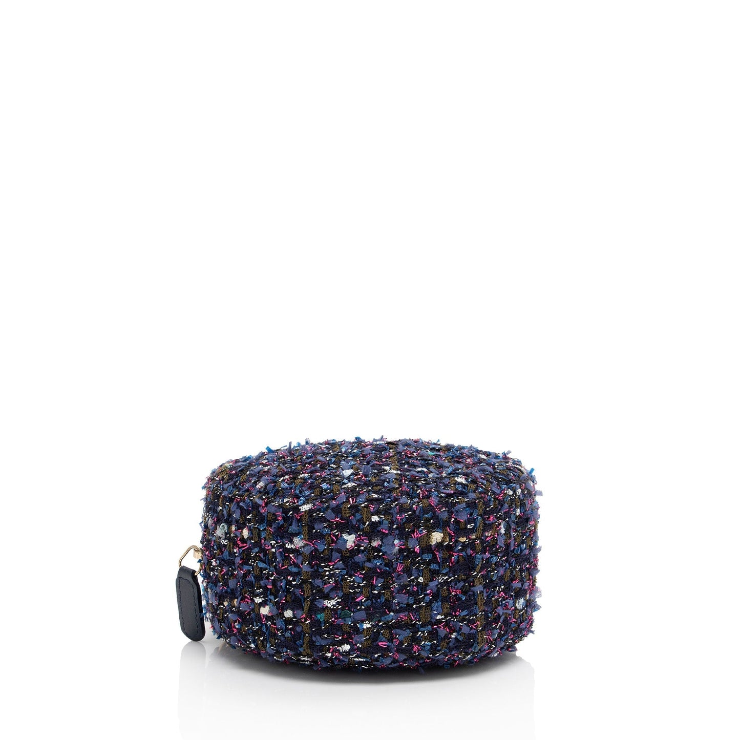 Chanel Tweed CC Round Clutch Bag - Rovelle Bags