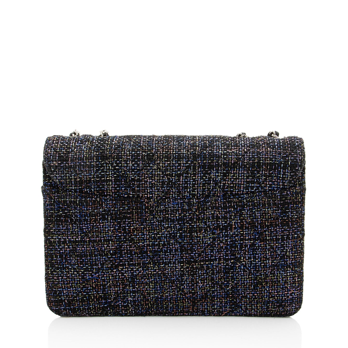Chanel Tweed Lambskin Beauty Lock Flap Bag
