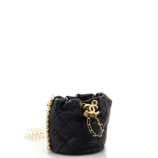 Chanel About Pearls Bucket Bag