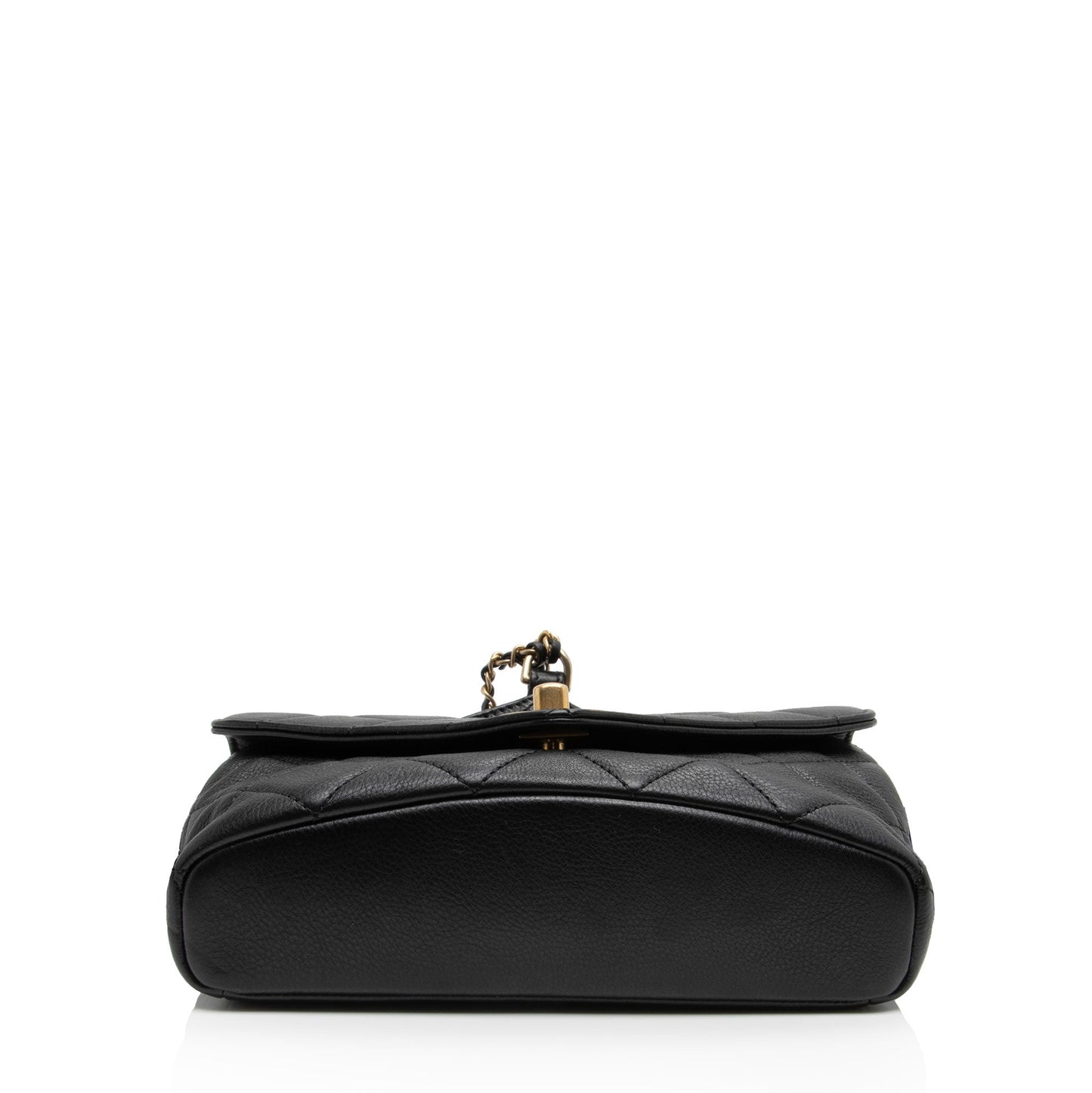 Chanel Calfskin Quilted Carry Flap Bag - Rovelle Bags
