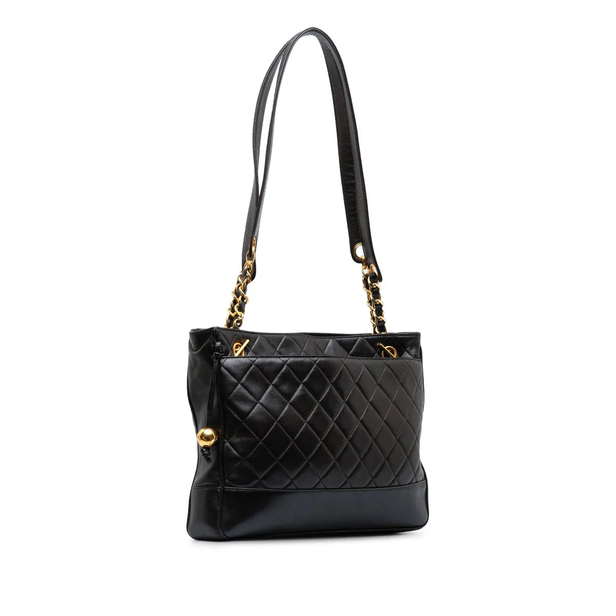 Chanel CC QUILTED LAMBSKIN Shoulder Bag - Rovelle Bags
