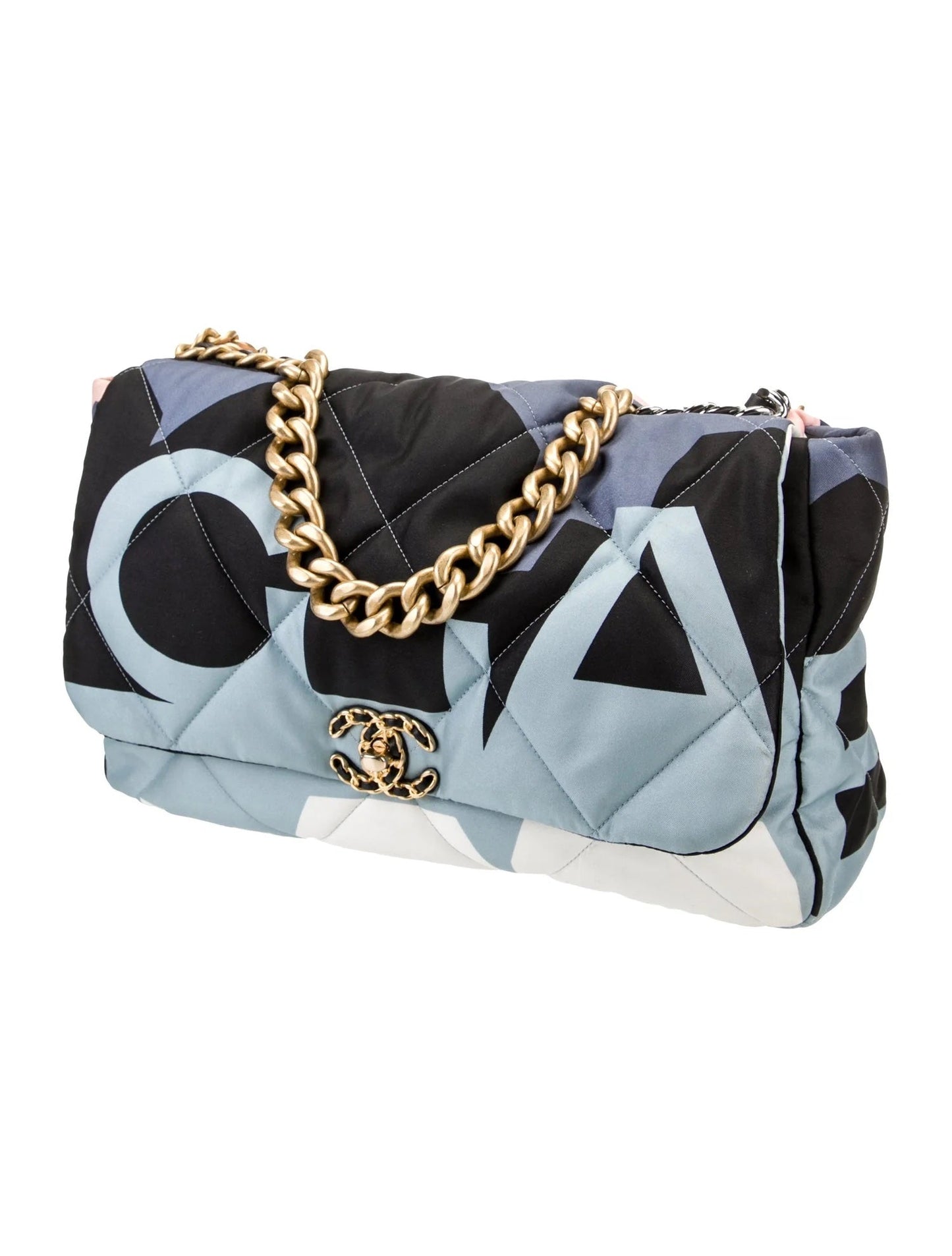 Chanel CC QUILTED PRINTED Flap Bag - Rovelle Bags