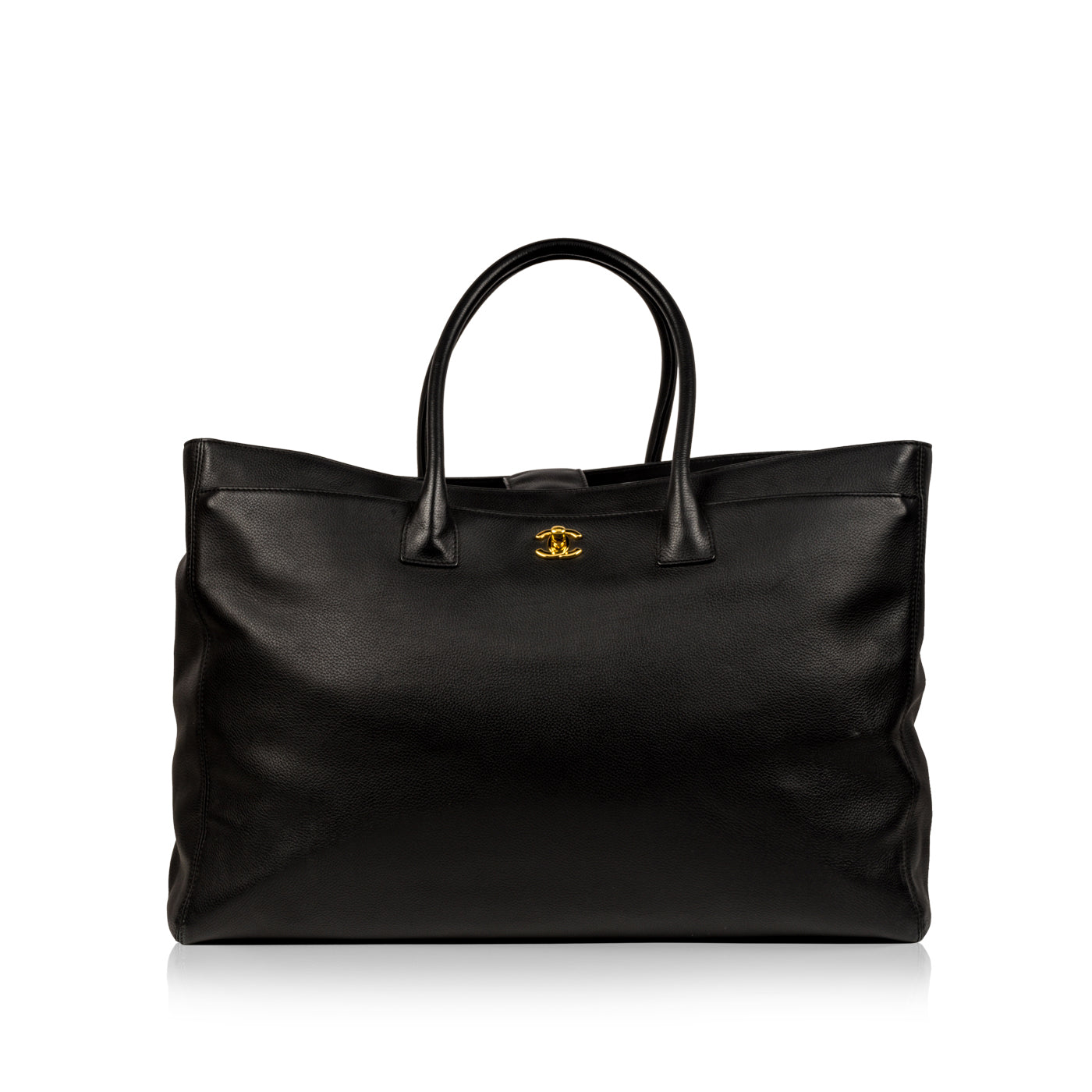 Chanel Timeless Leather Black Tote Bag