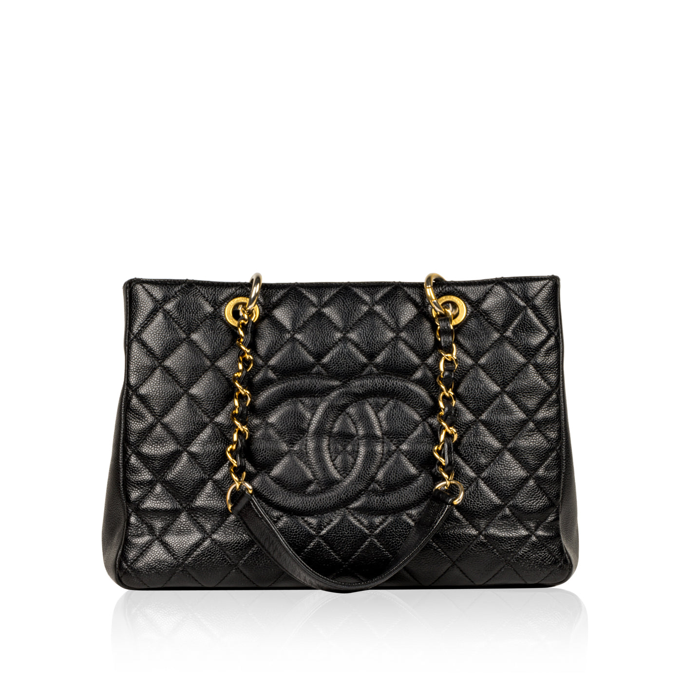 Chanel Timeless Caviar Black Tote Bag Style 9