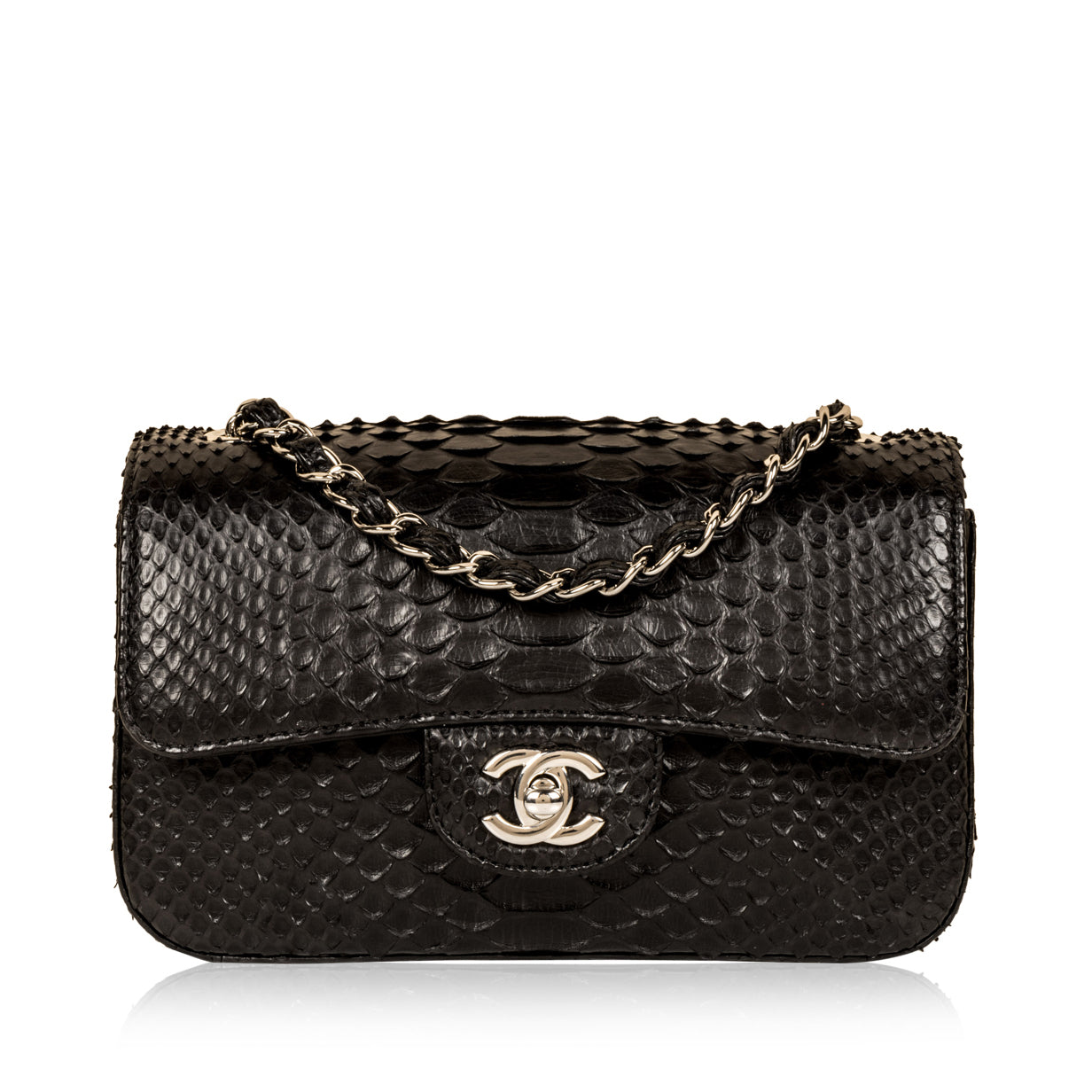 Chanel Classic Flap Leather Black Shoulder Bag Style 6