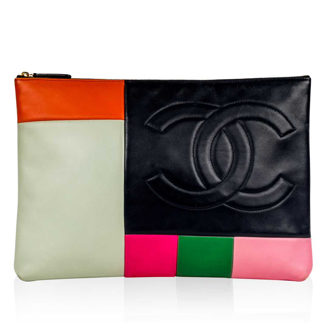 Chanel Luxury Lambskin Black Clutch Style 5