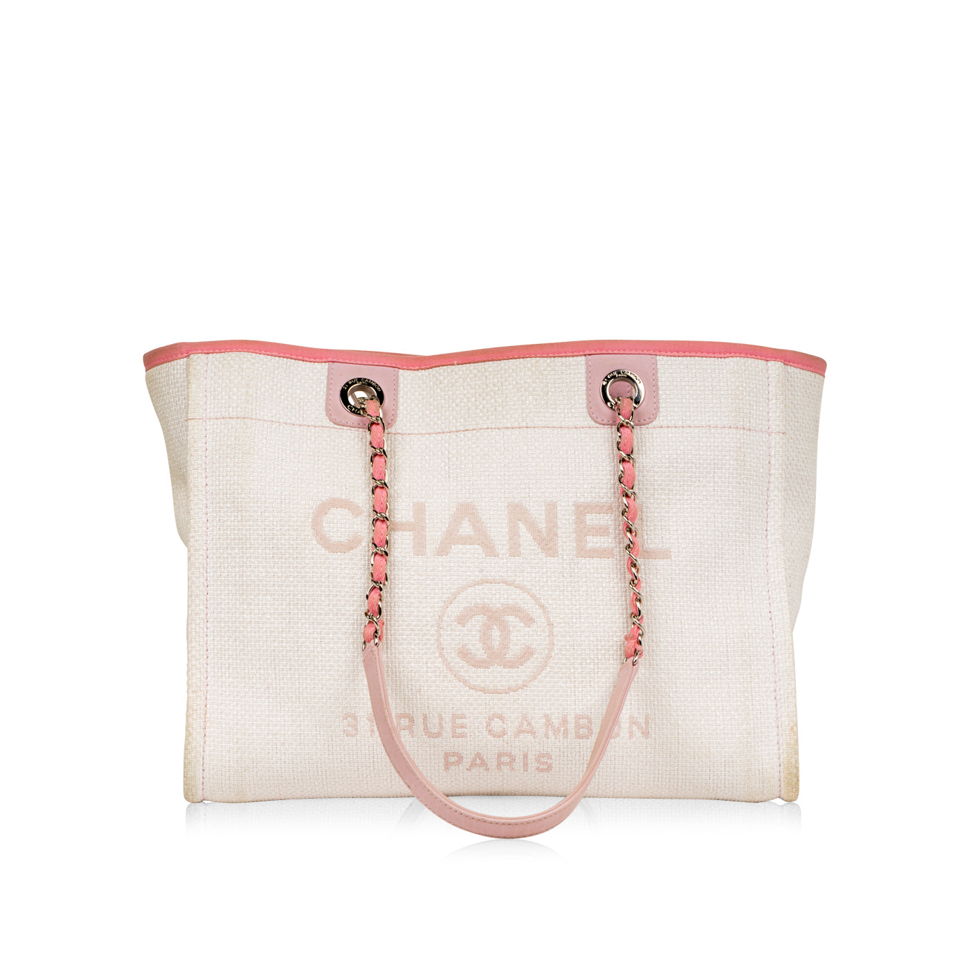 Chanel Cambon Tweed Silver Tote Bag Style 6