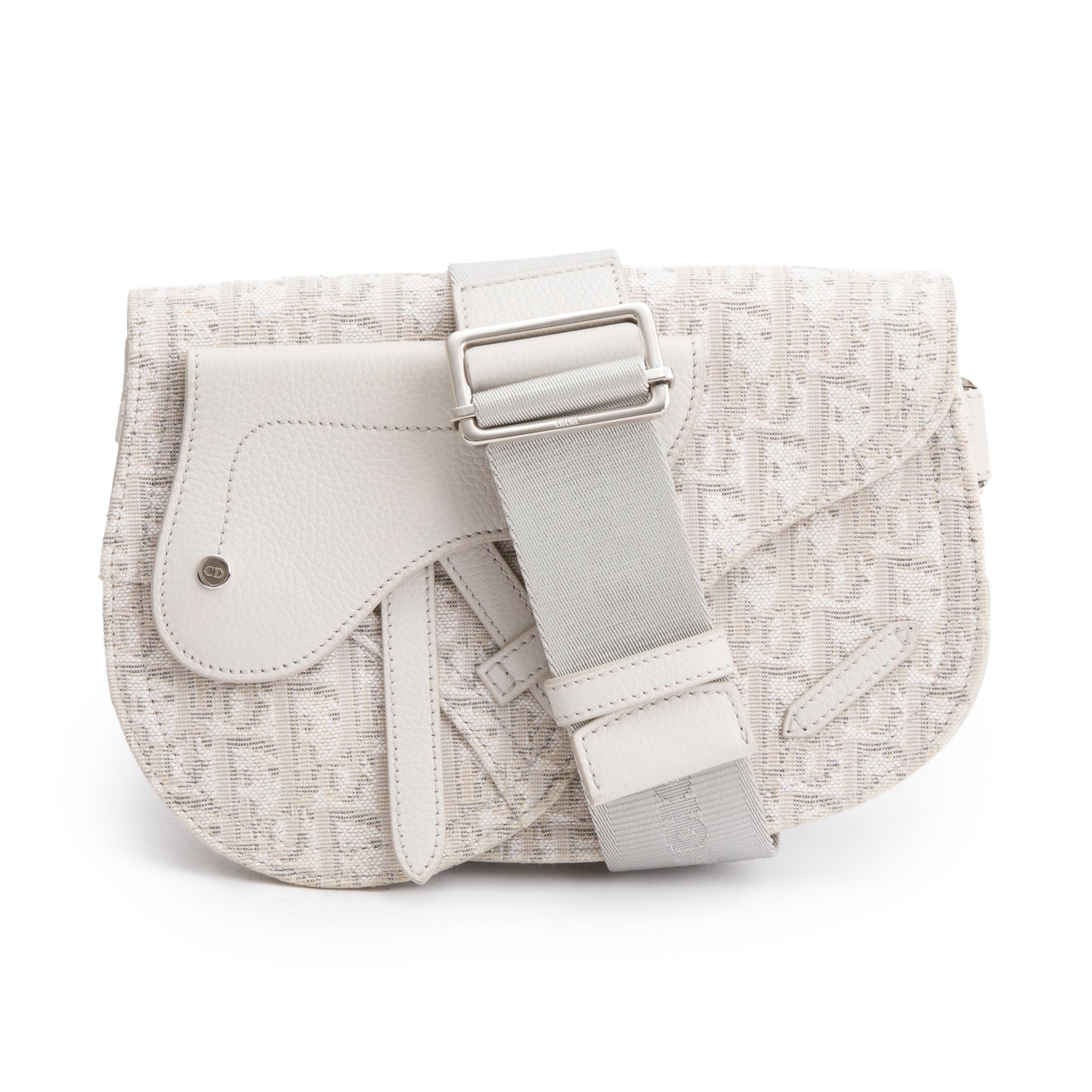 Christian 2021 Dior Oblique Canvas Saddle Messenger Pouch