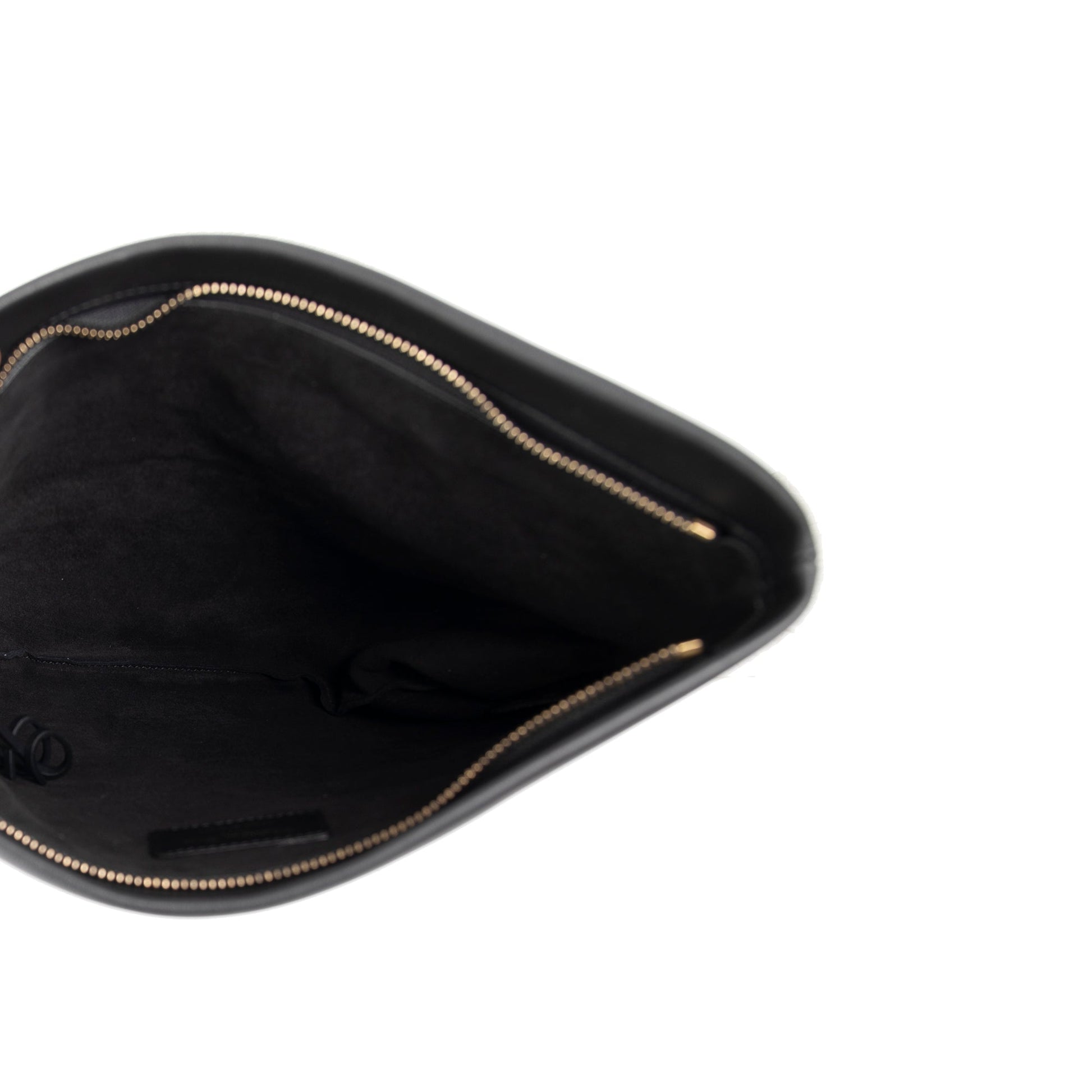 Christian Dior 2020 Leather Logo Zip Clutch