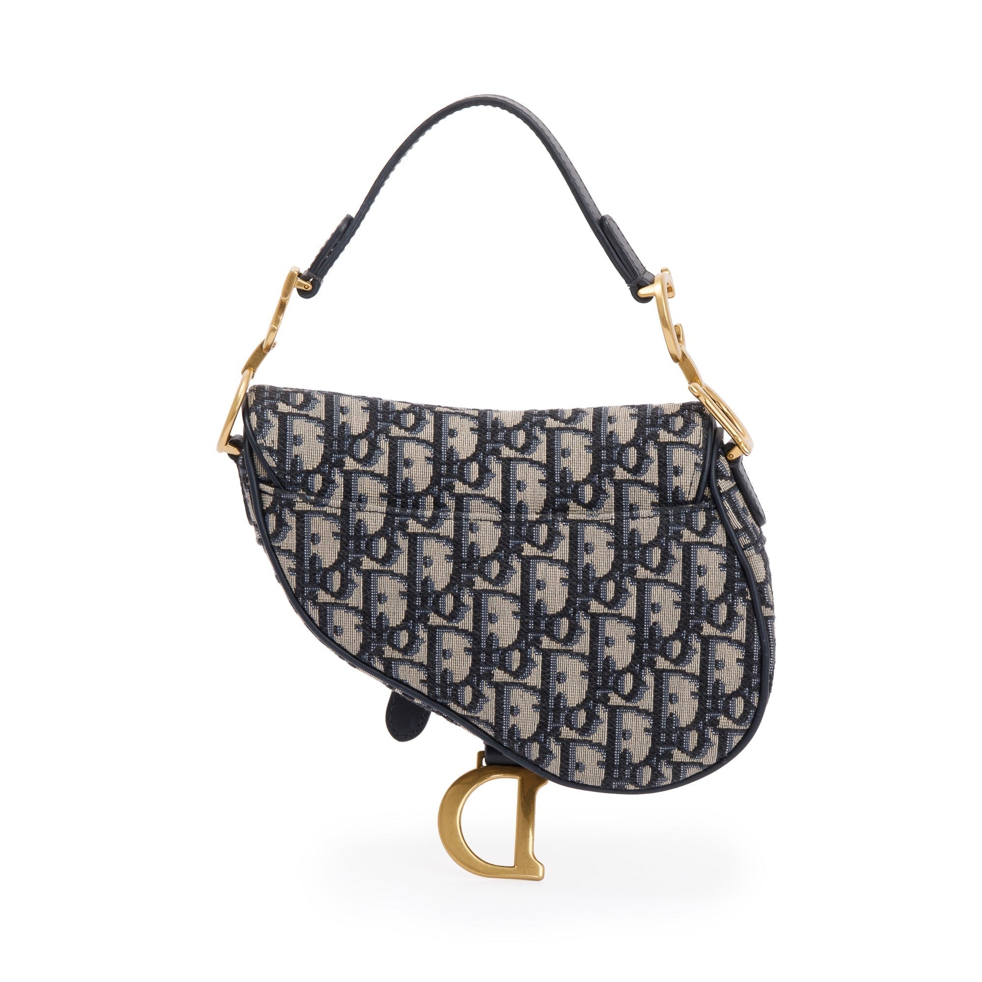 Christian Dior 2020 Oblique Mini Saddle Bag