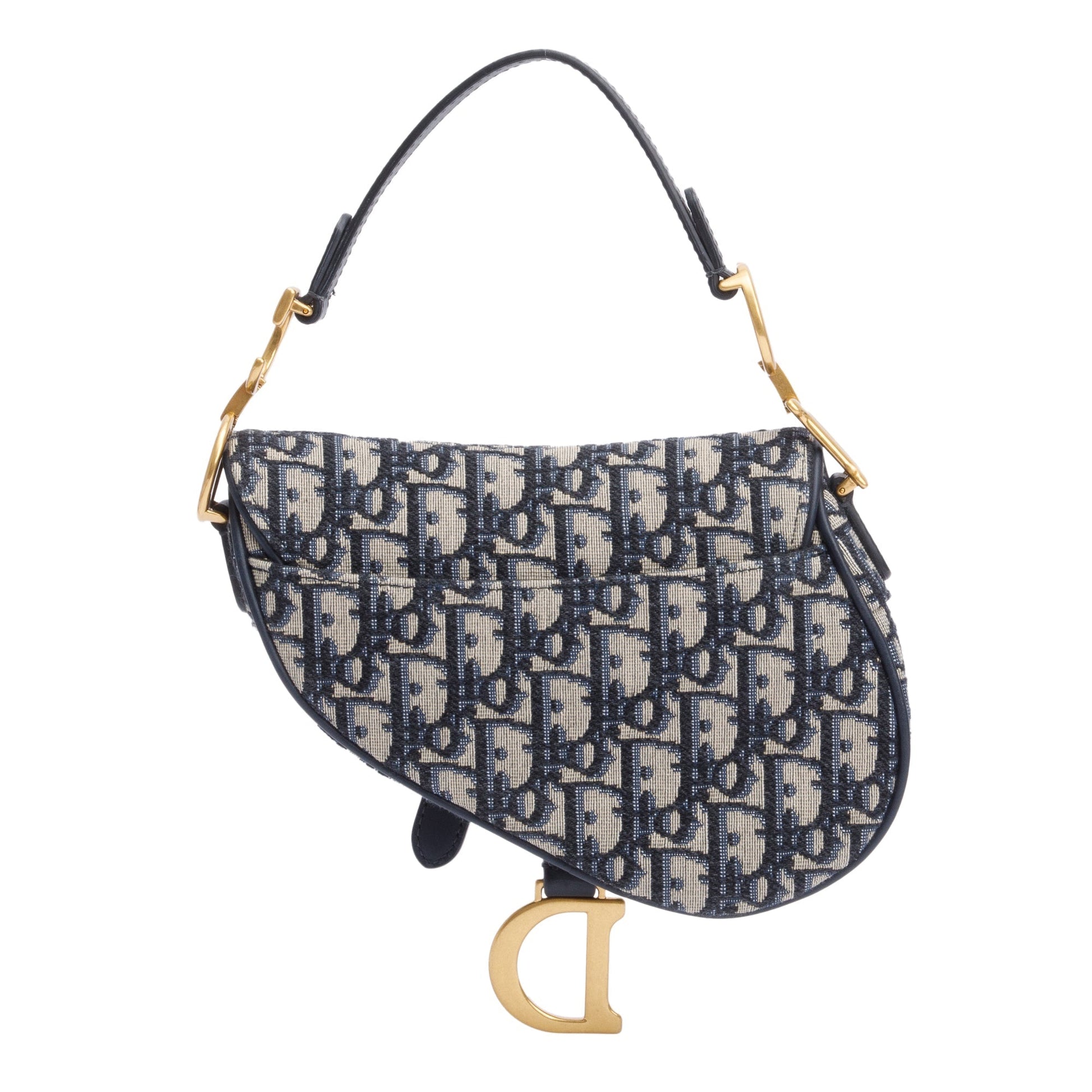 Christian Dior 2020 Oblique Mini Saddle Bag